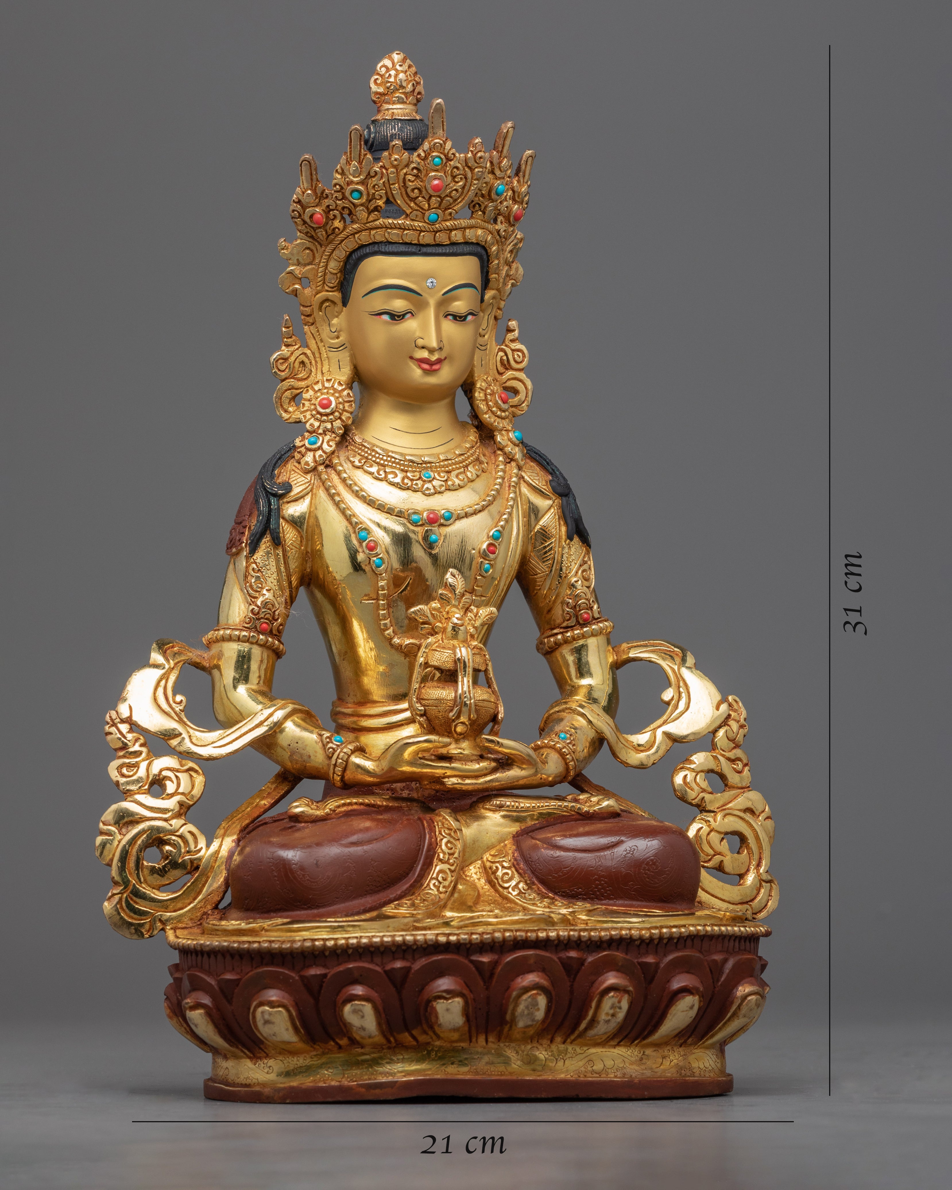 Amitayus Tibetan (Tse Pag Me) Statue | Hand-crafted Art of Nepal