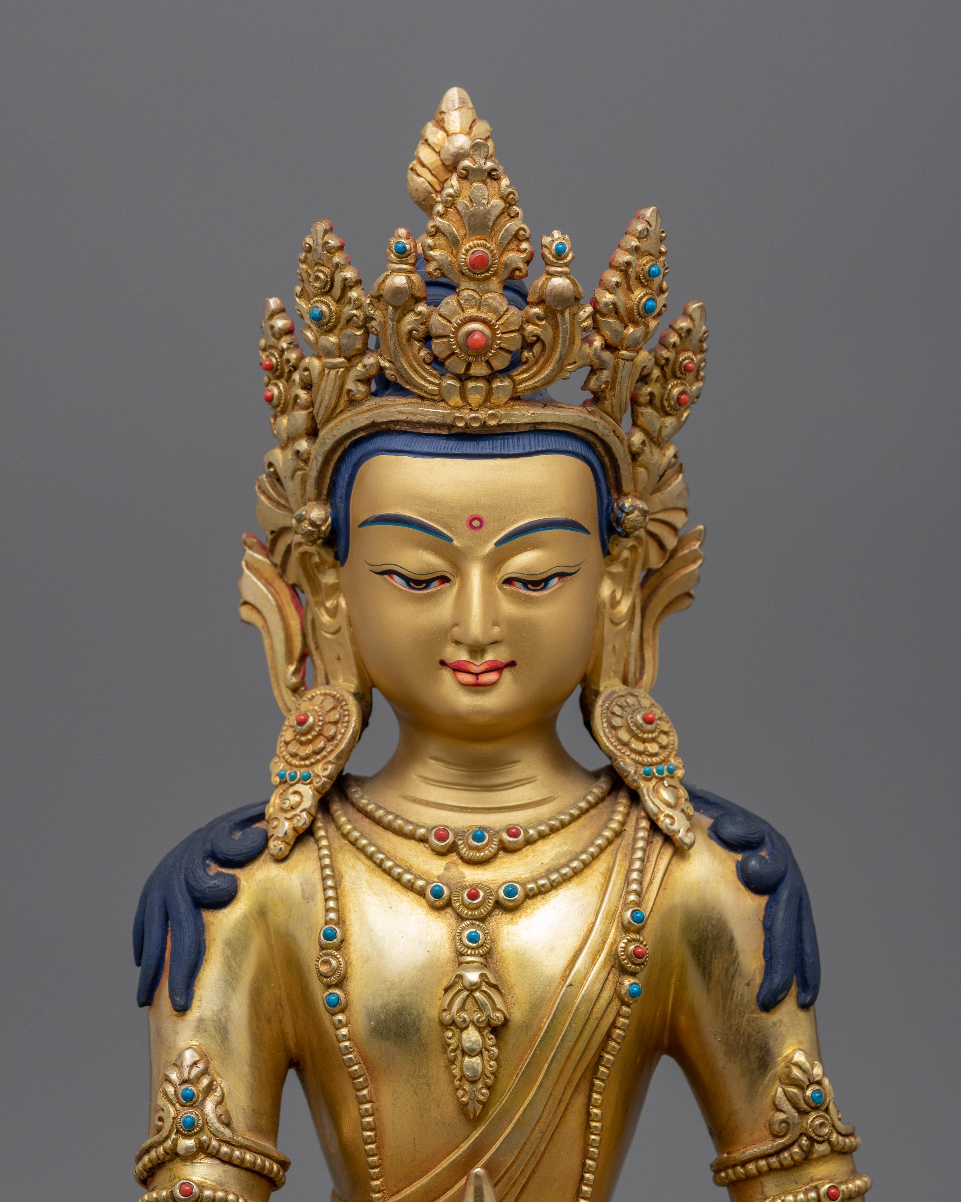 Medicine Buddha, Bhaisajyaguru Buddha Statue | Spiritual Handcrafted Statue for Healing