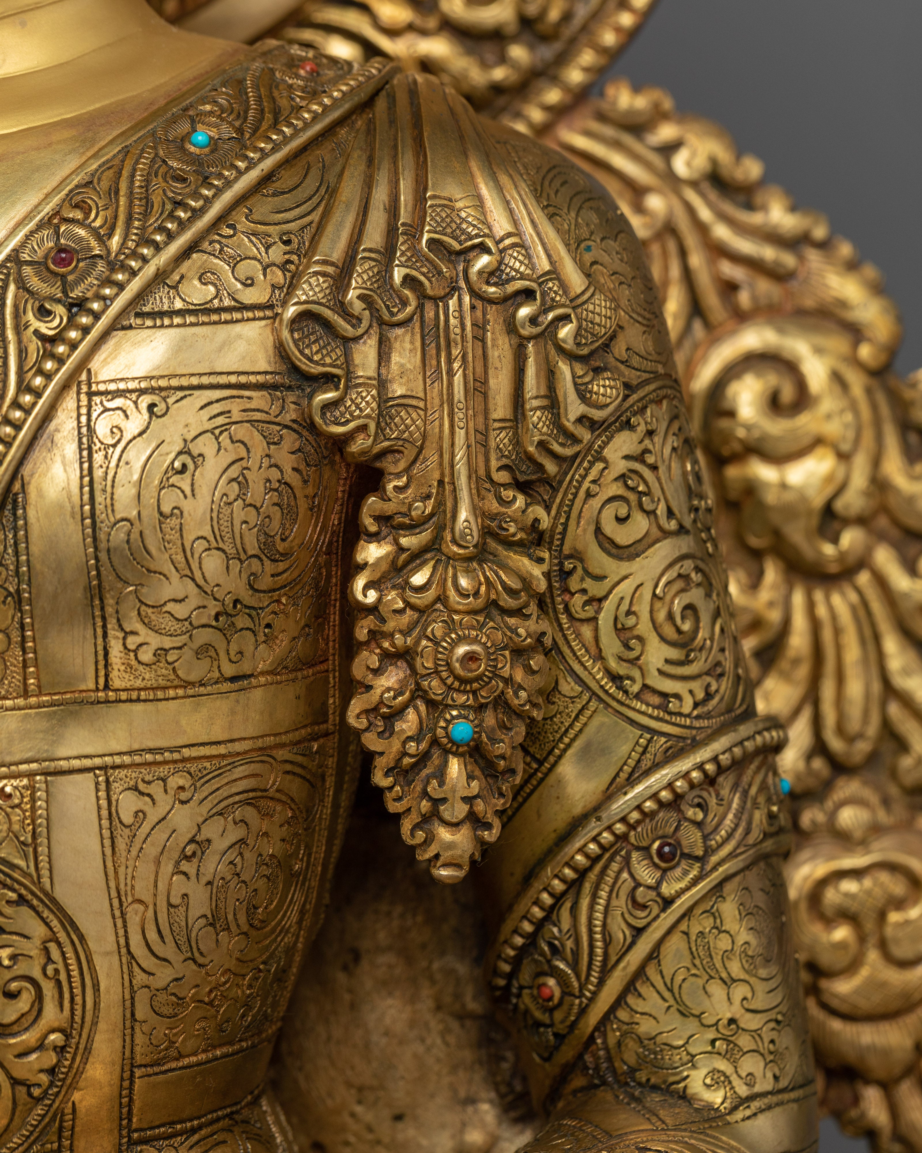 Amitabha Buddha Chant Practice Statue | Hand-Carved Buddhist Statues