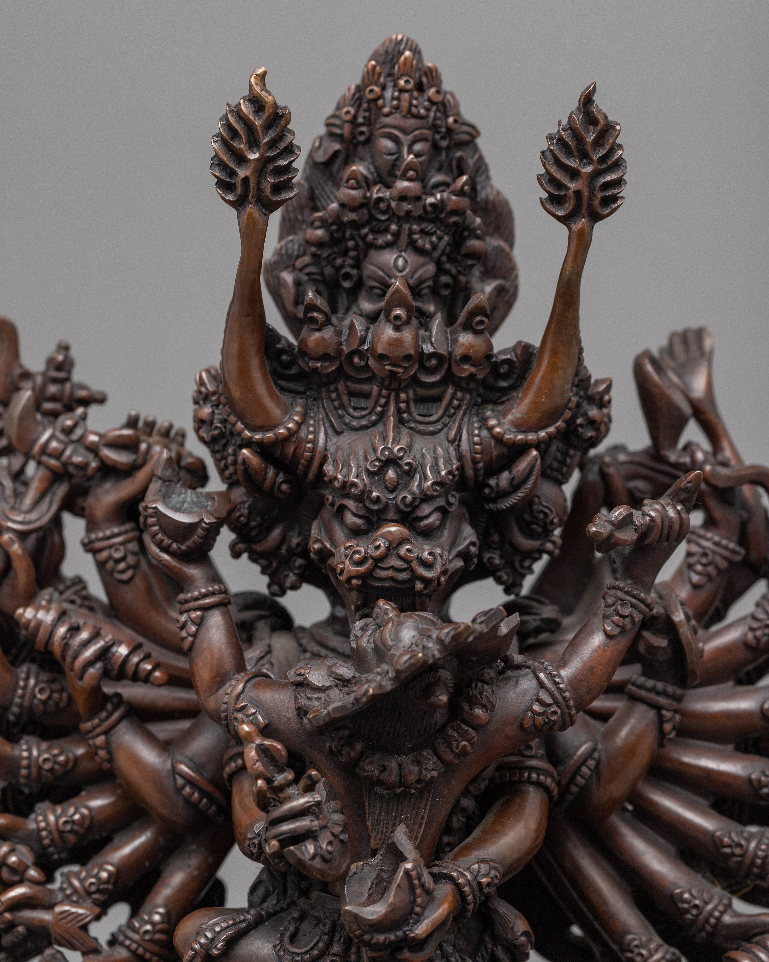 Yamantaka Destroyer of the God of Death Statue | Himalayan Buddhist Art