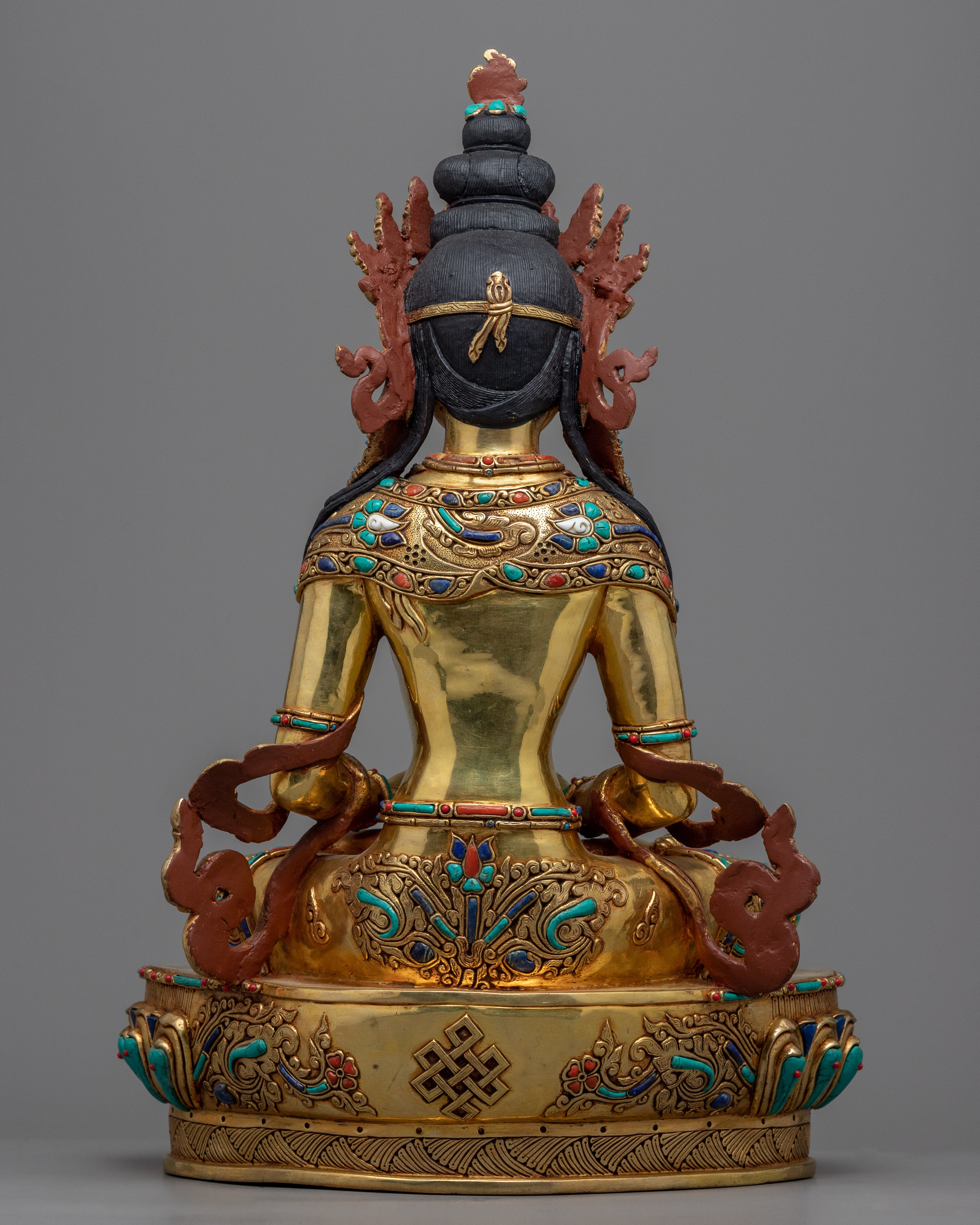 Amitayus of Pure Land Buddhism Meditation Practice Statue | Himalayan Buddhist Statue