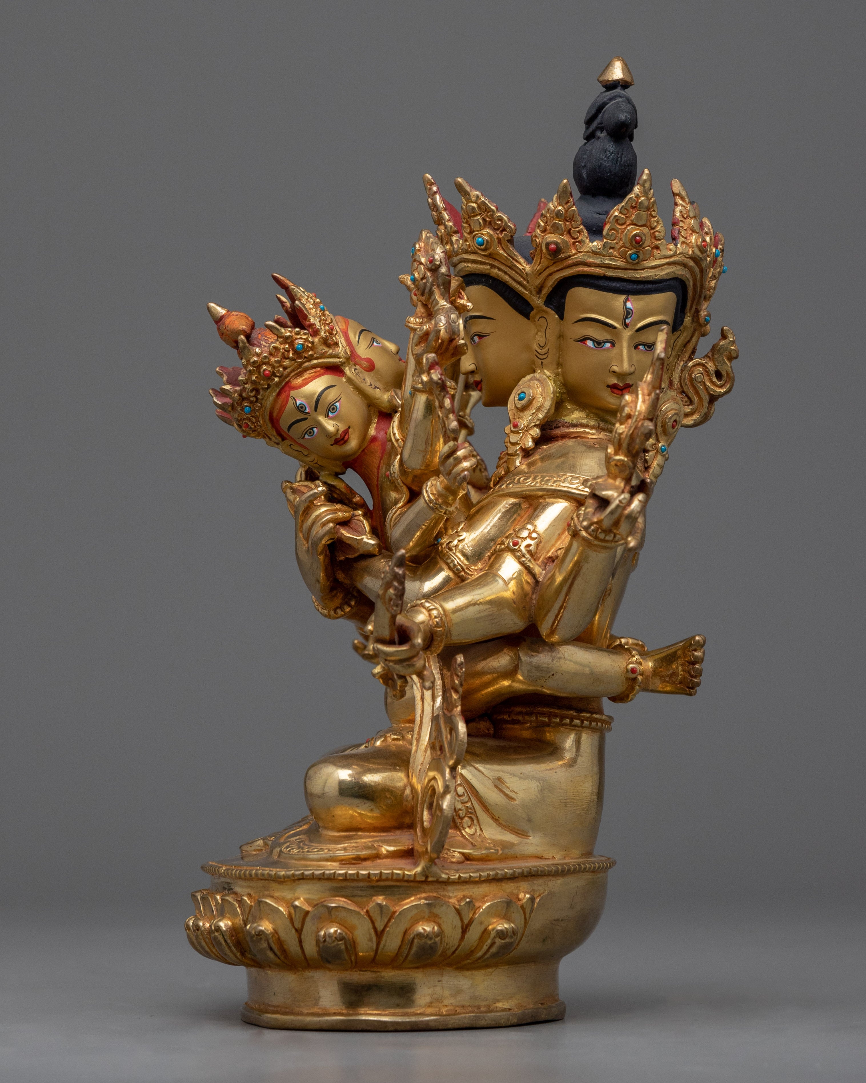 Guhyasamaja Akshobyarajra Statue | Handcrafted Buddhist Statue for Meditation