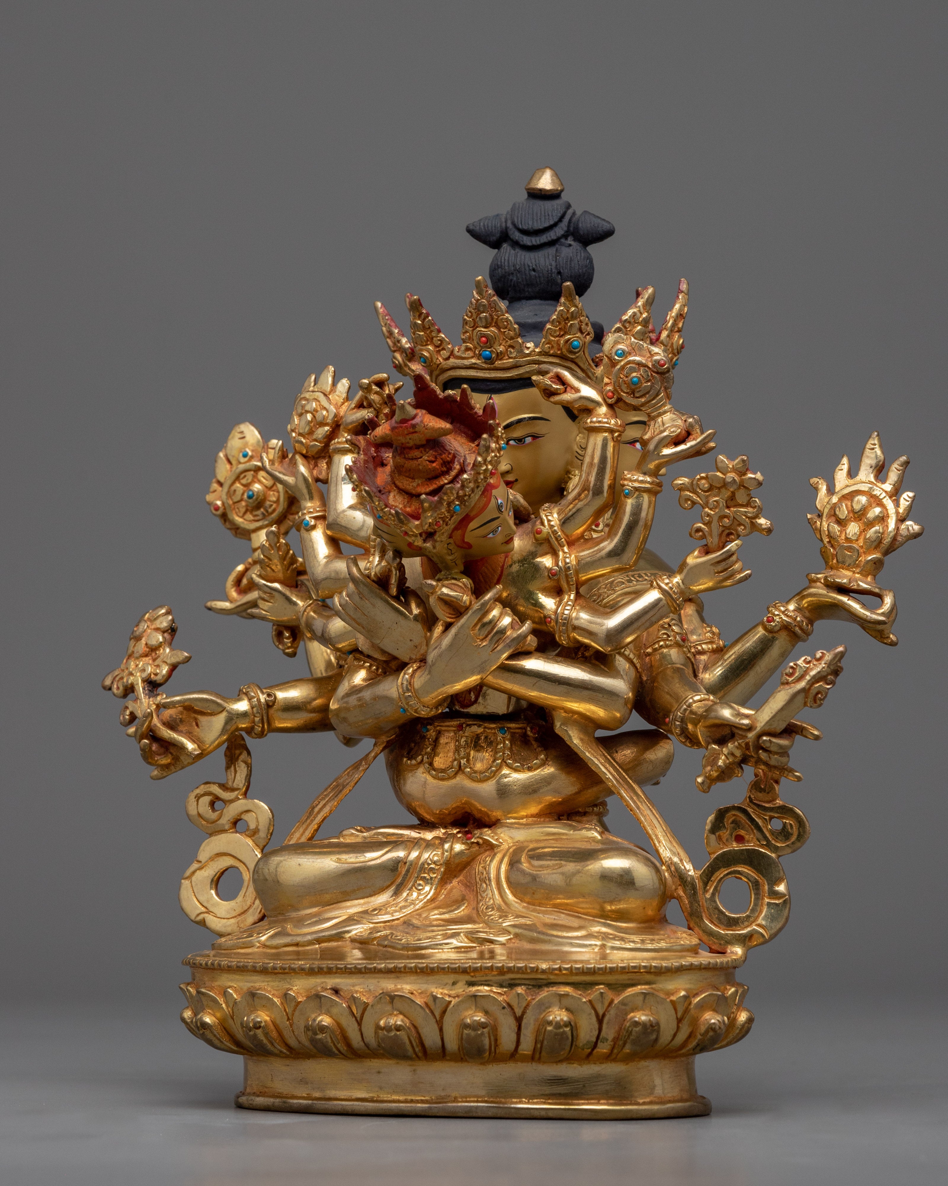 Guhyasamaja Akshobyarajra Statue | Handcrafted Buddhist Statue for Meditation