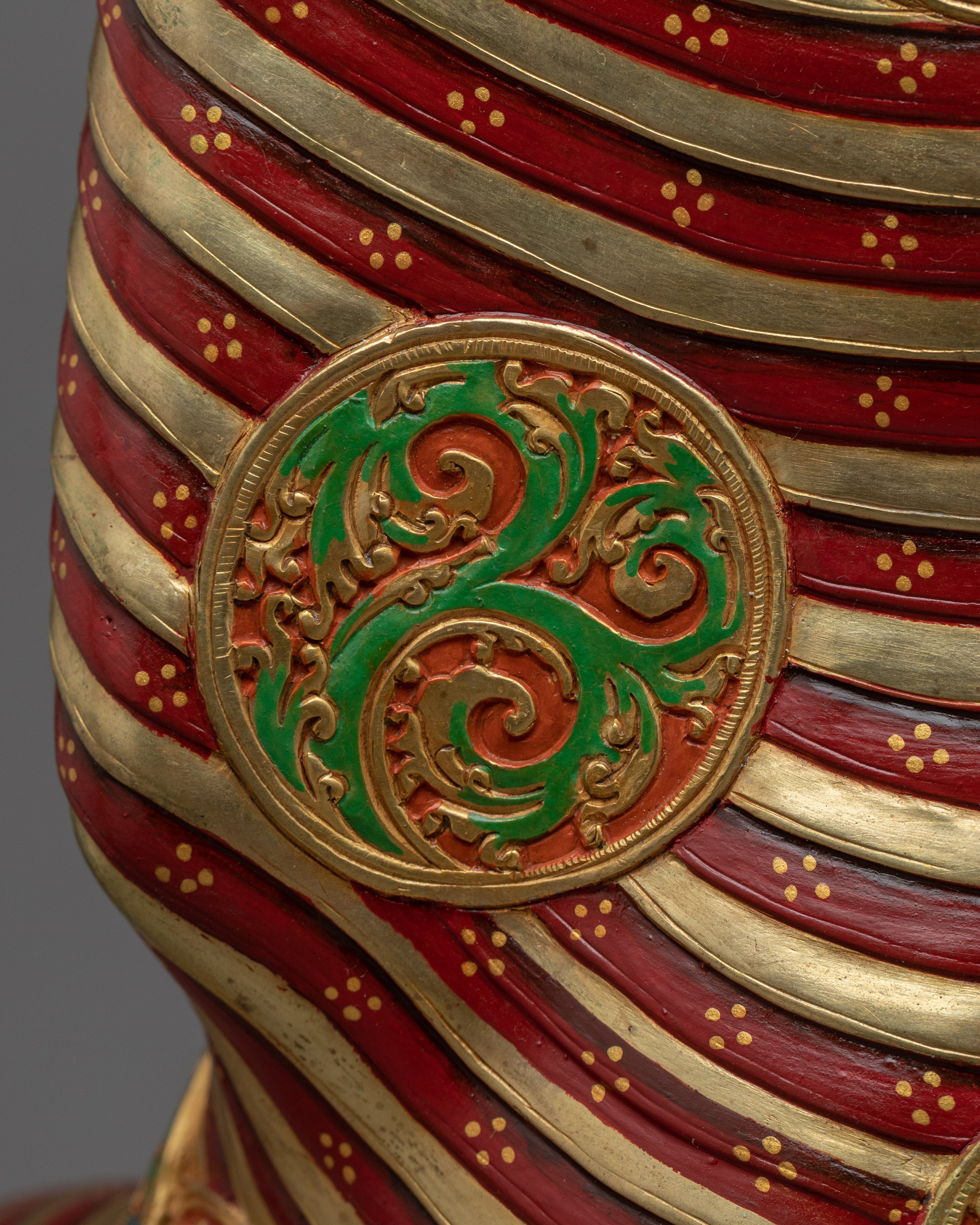 Serene Copper Buddha Amitabha Statue for Meditation | Traditional Himalayan Art