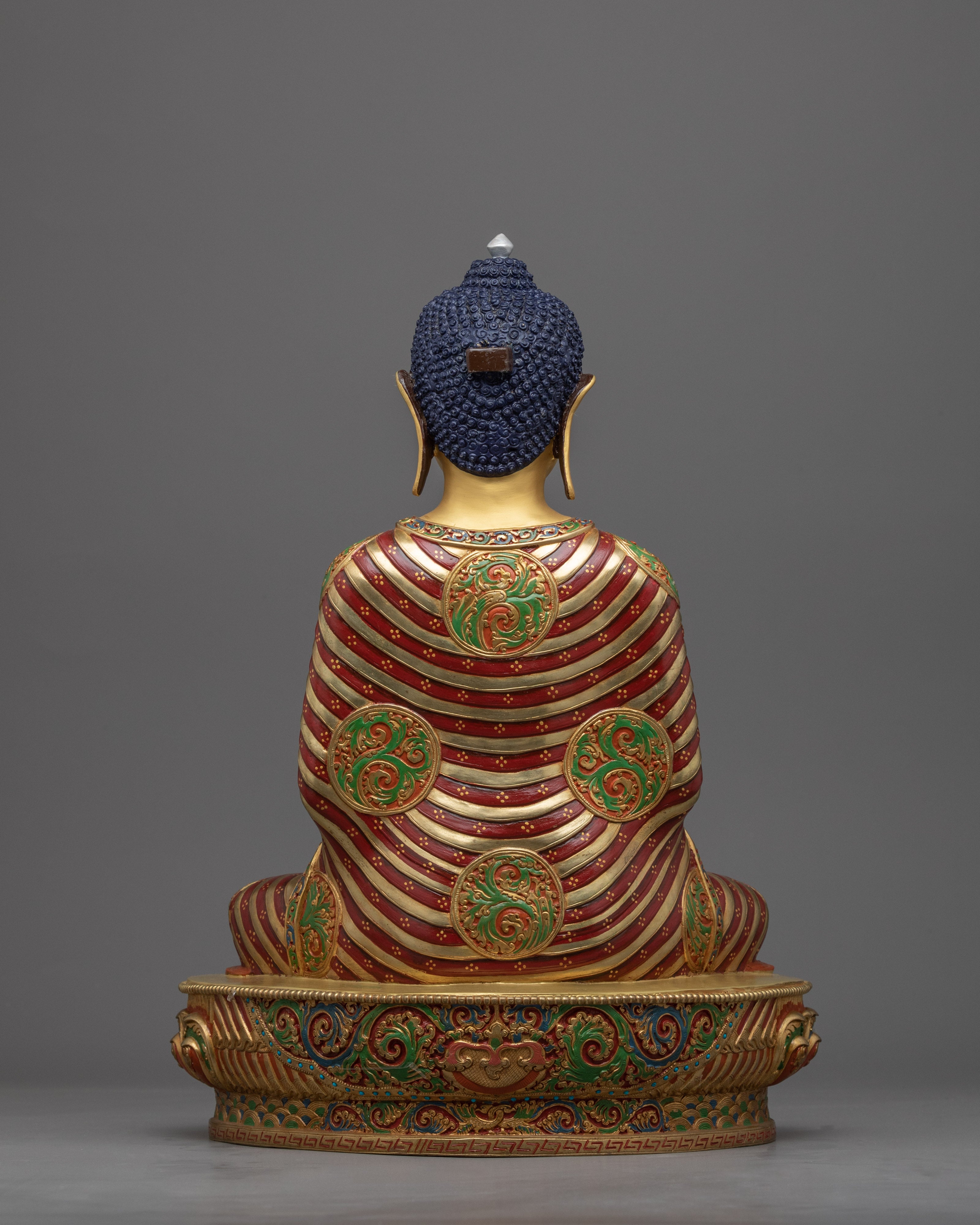 Serene Copper Buddha Amitabha Statue for Meditation | Traditional Himalayan Art