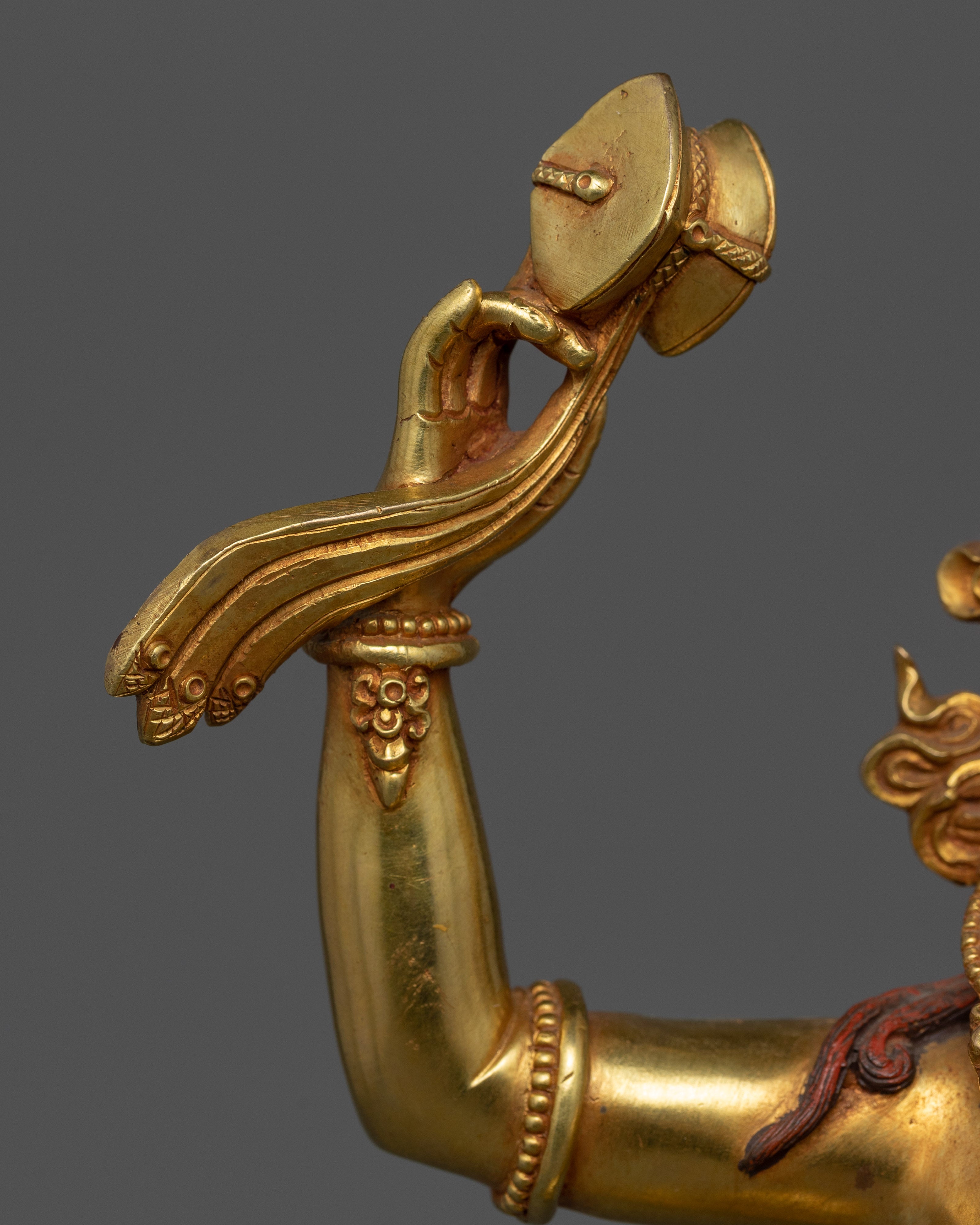 Standing Machig Labdron Statue | Buddhist Yogini Deity Figurine