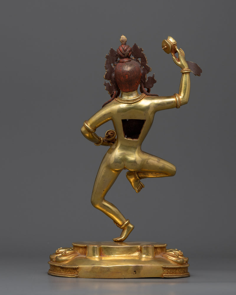 Standing Machig Labdron Statue | Buddhist Yogini Deity Figurine