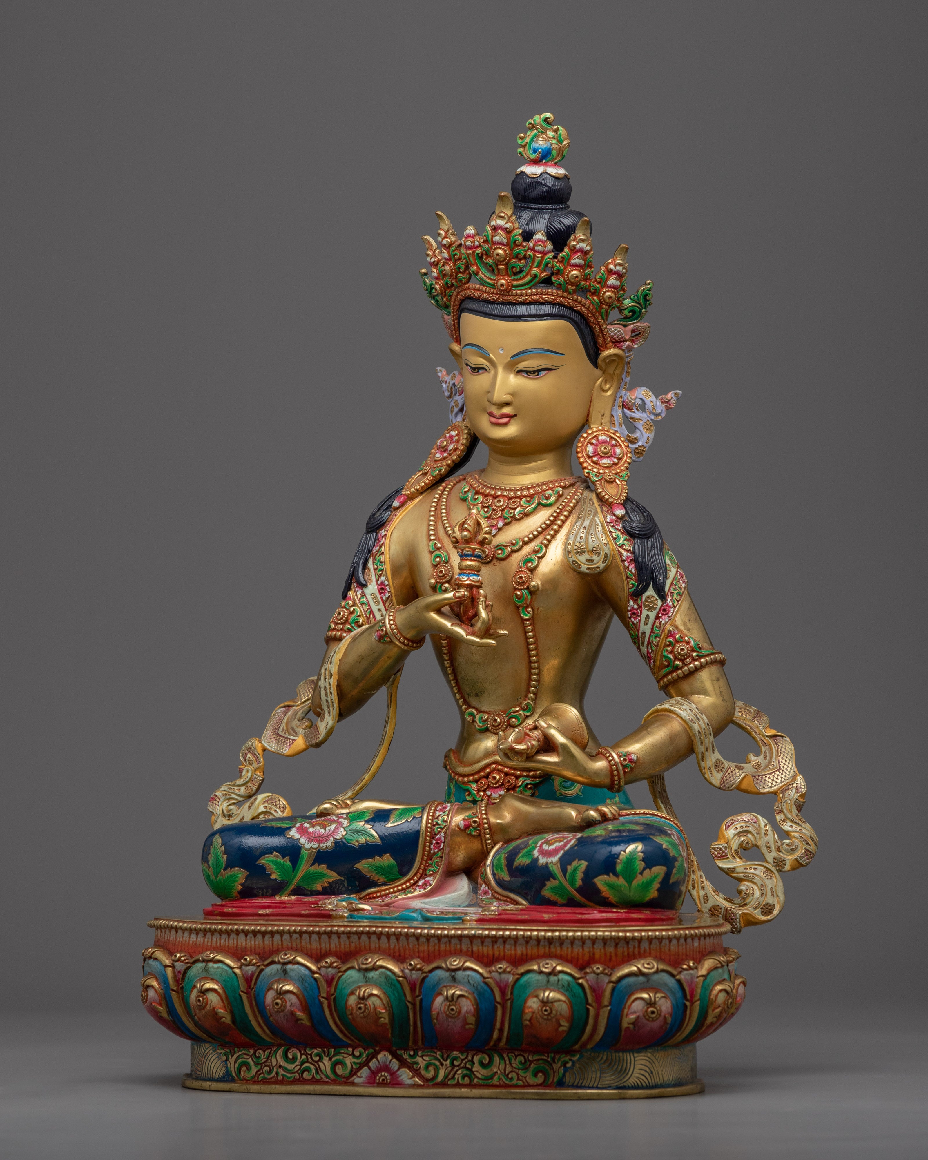 Bodhisattva Vajrasattva Statue for Meditation and Ritual | Traditional Buddhist Artwork