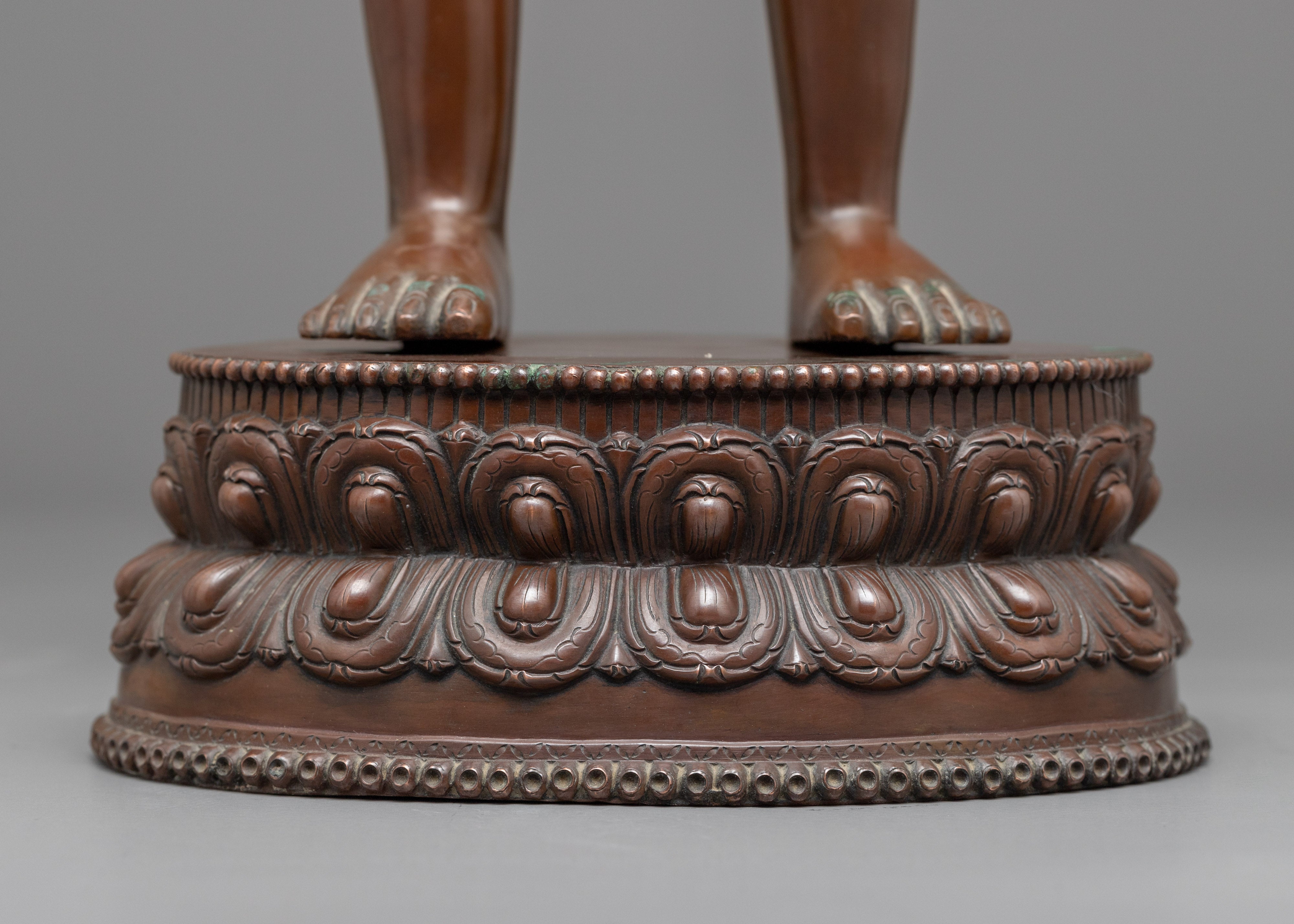 Sacred Standing Bodhisattva Maitreya | A Divine Presence of Peace and Enlightenment