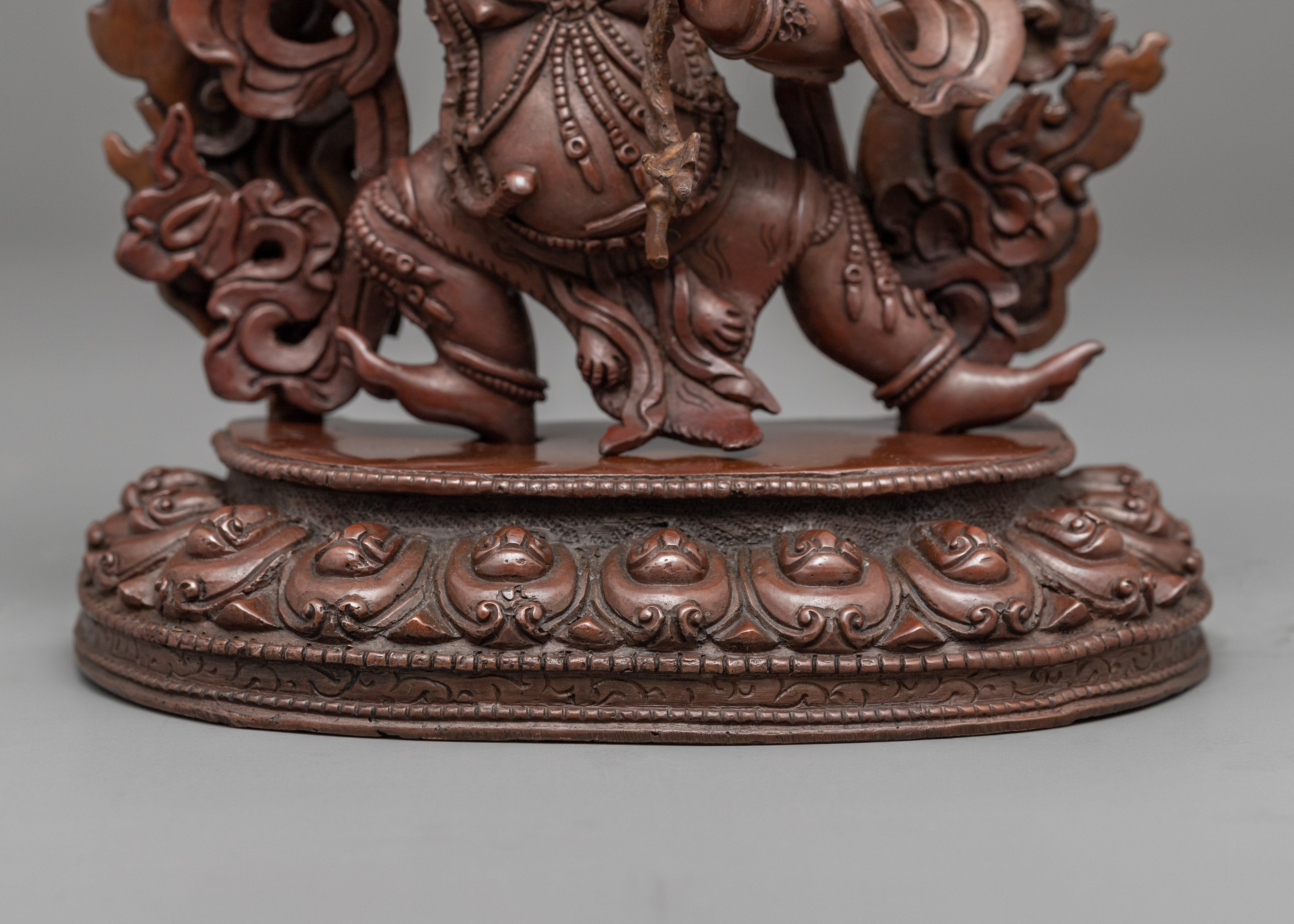 Vajrapani Bodhisattva Statue | Traditional Himalayan Buddhist Artwork