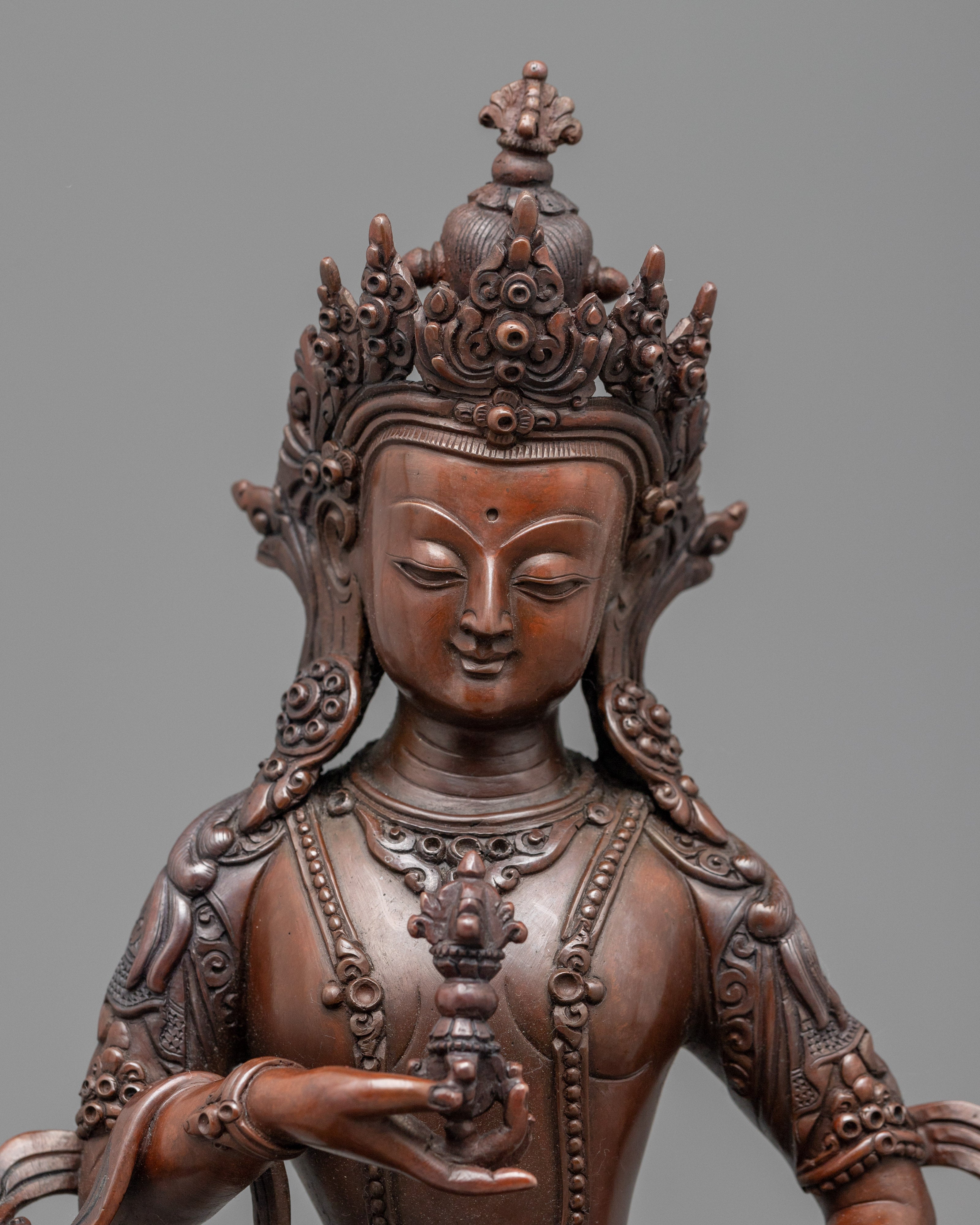 Buddha Vajrasattva Statue for Religious and Meditative Purpose | Hand Carved Buddhist Art