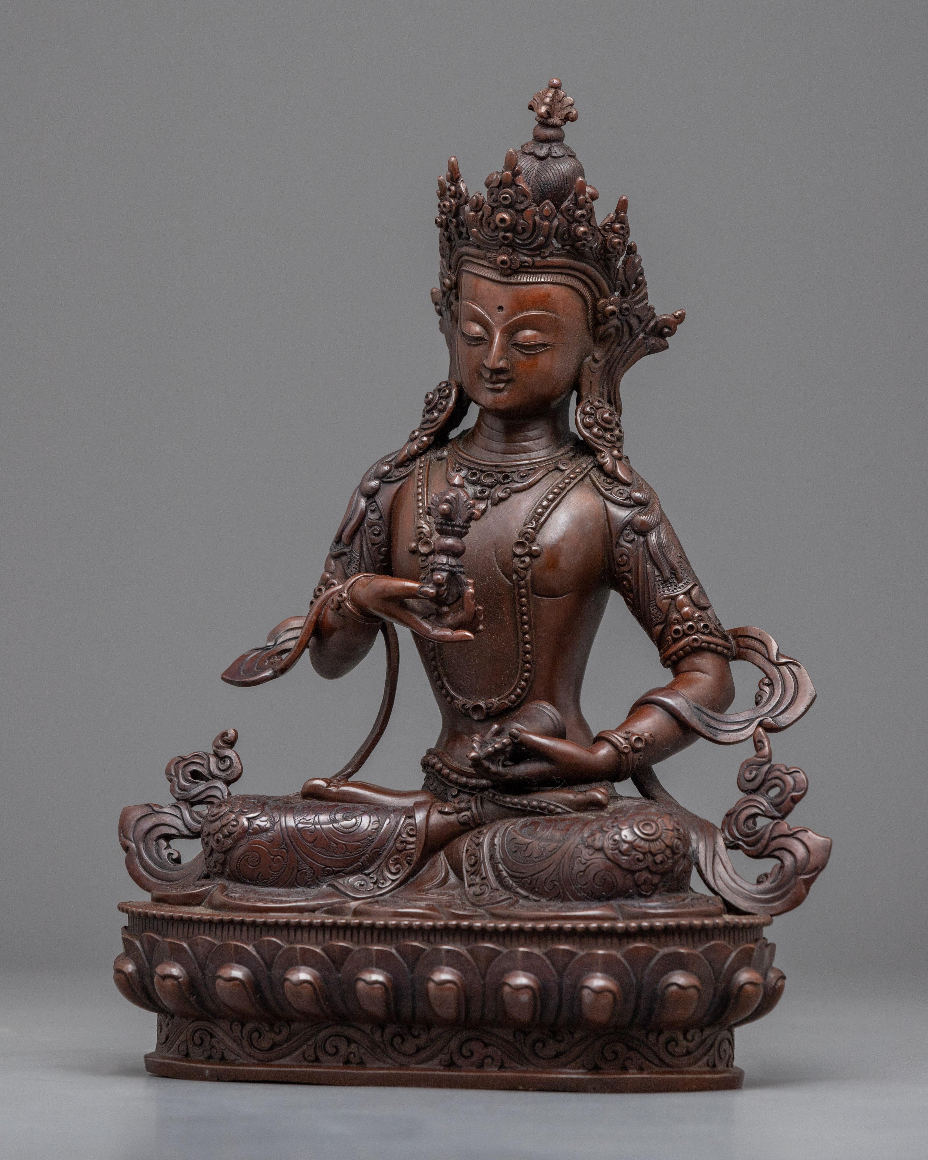 Buddha Vajrasattva Statue for Religious and Meditative Purpose | Hand Carved Buddhist Art