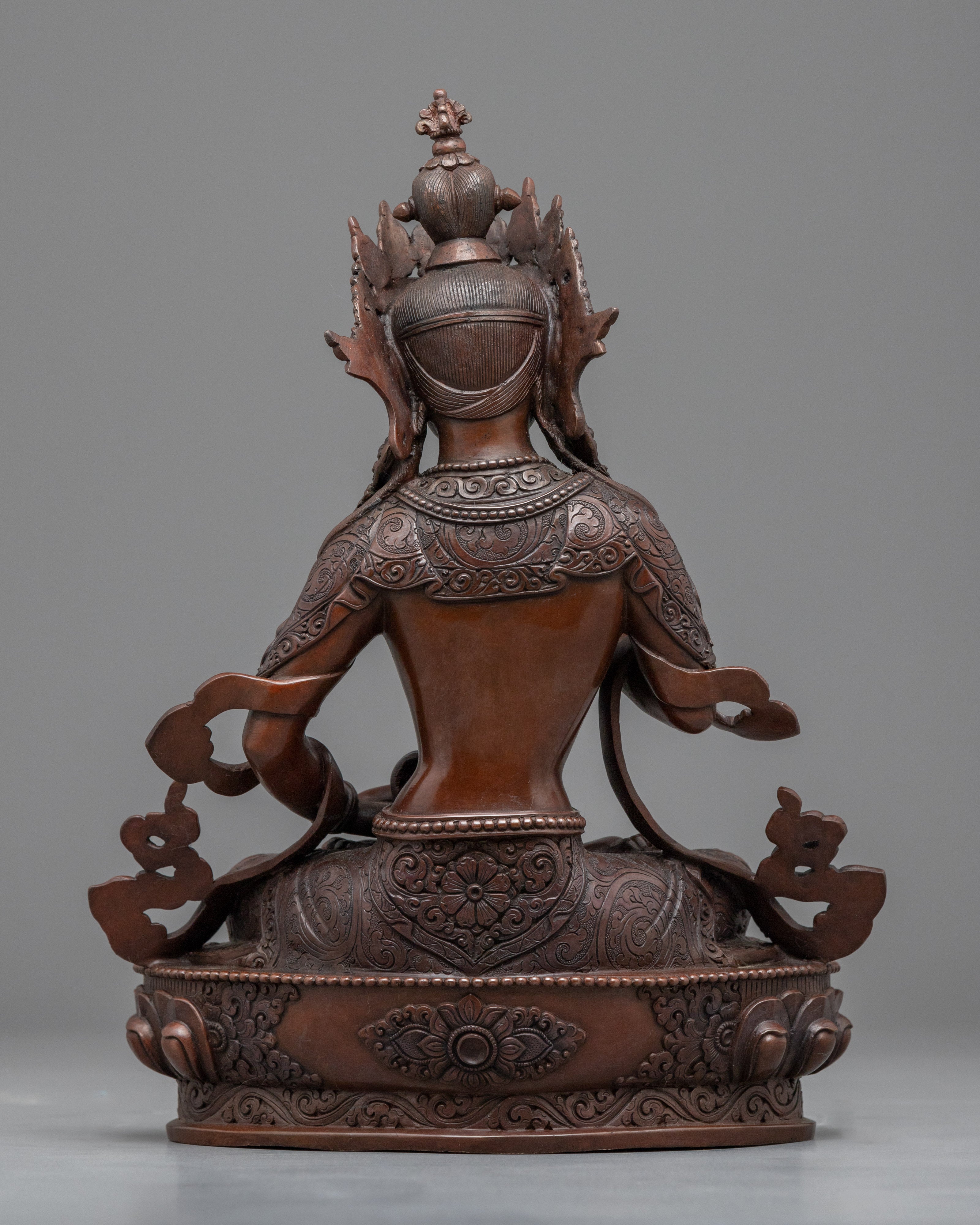 Buddha Vajrasattva Statue for Religious and Meditative Purpose | Hand Carved Buddhist Art