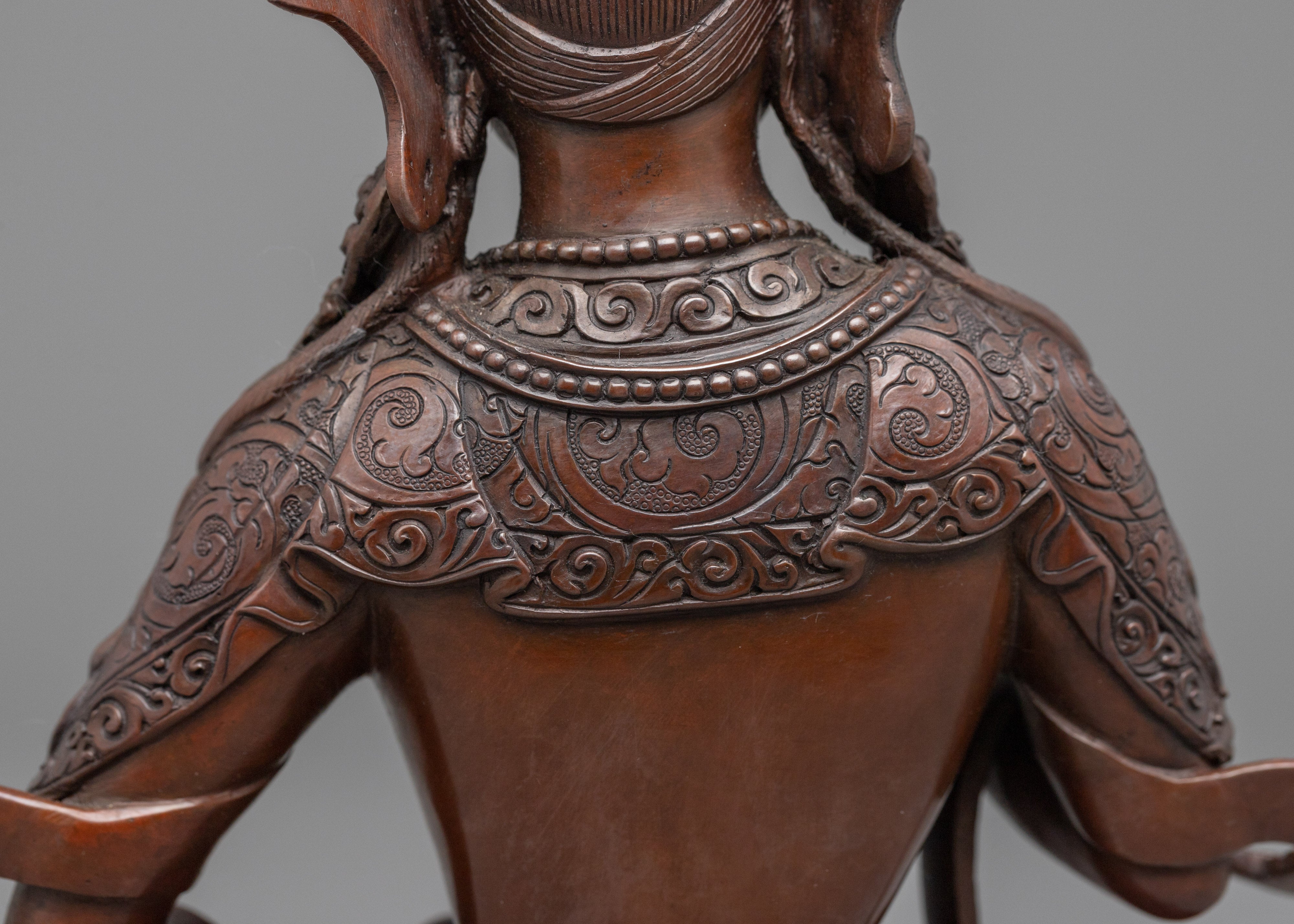 Buddha Vajrasattva Statue for Religious and Meditative Purpose | Hand Carved Buddhist Art