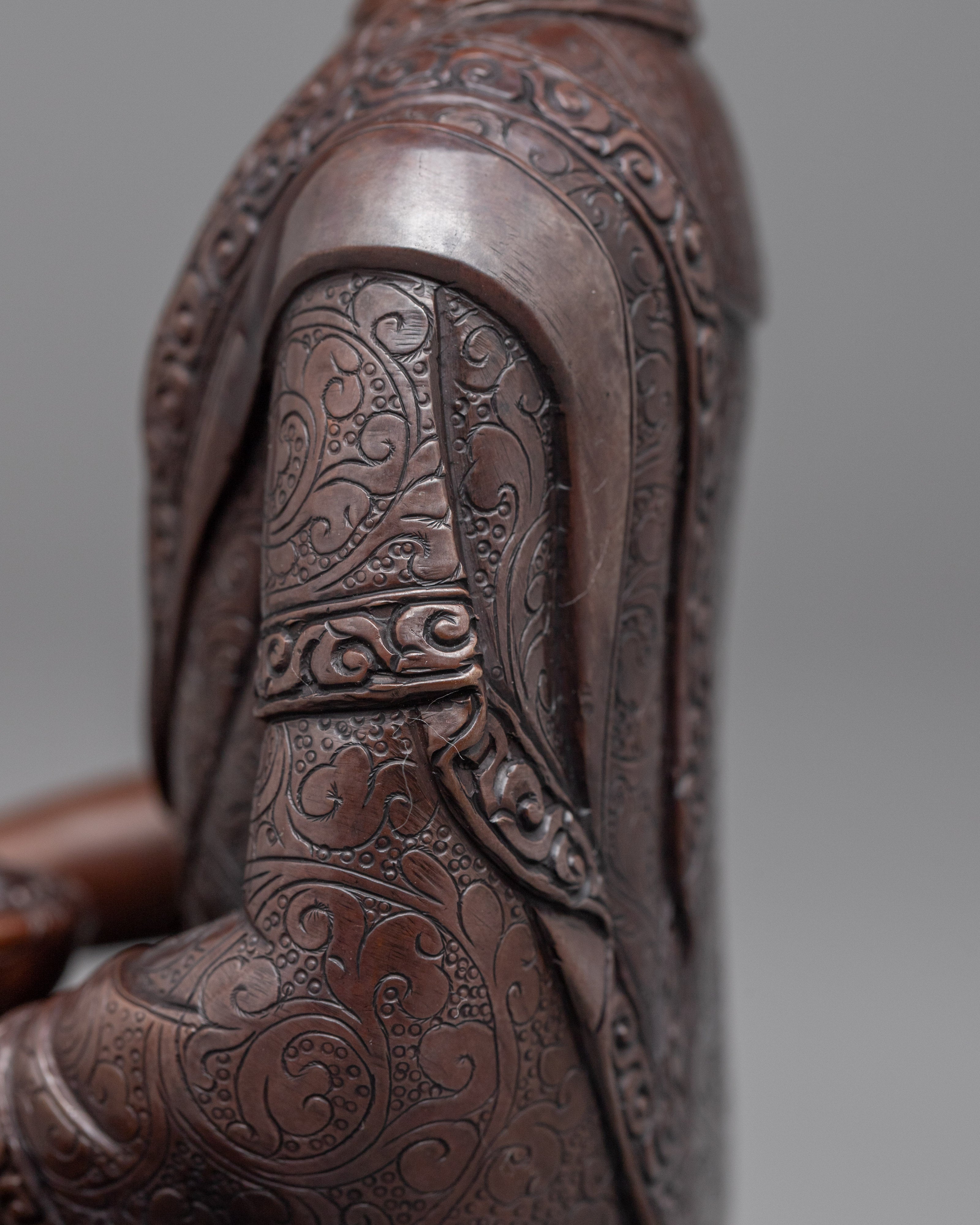 Historical Buddha Shakyamuni Sculpture | Hand Carved Statue for Meditation and Yoga