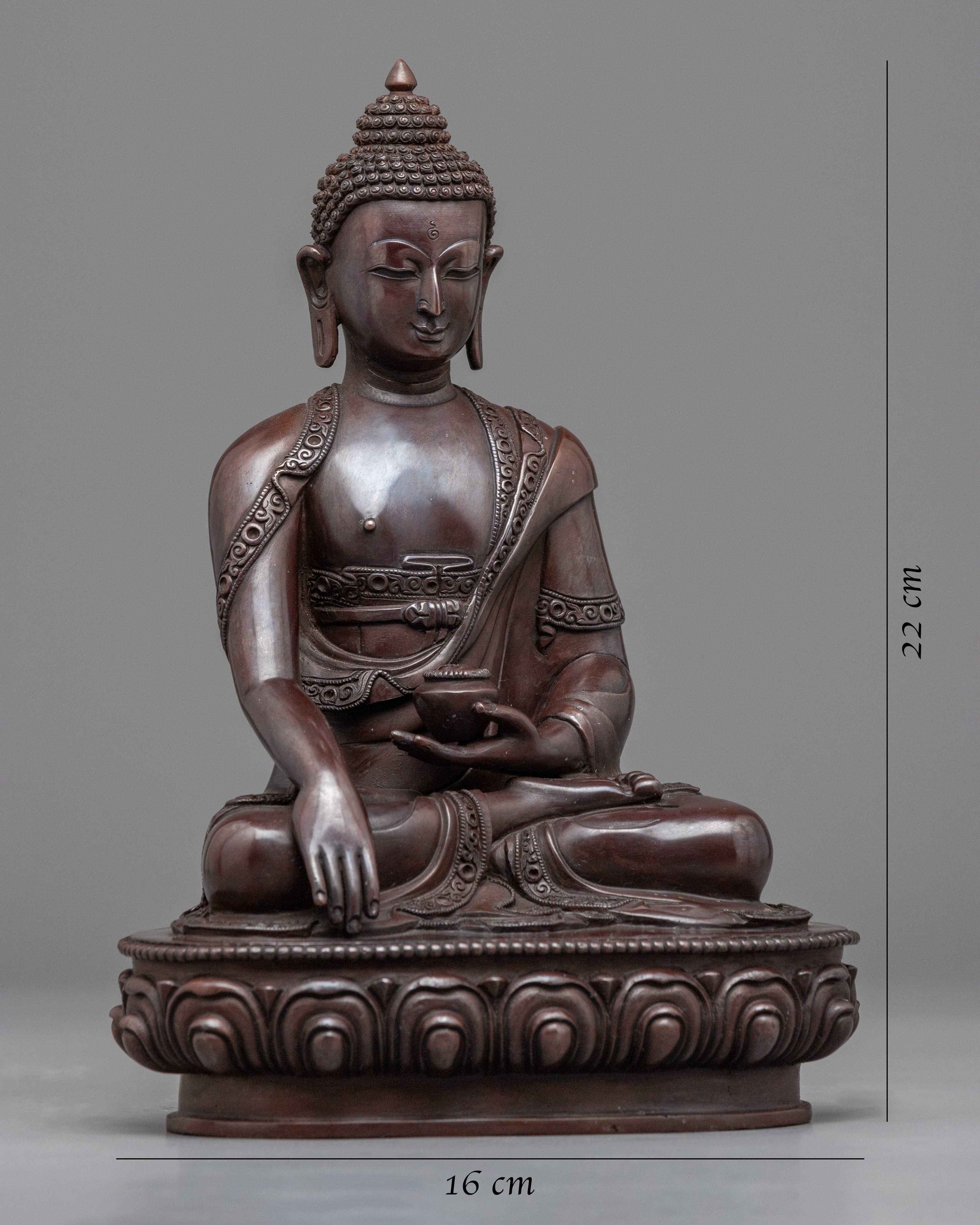 Historical Buddha Shakyamuni Statuette for Meditation | Himalayan Spiritual Buddhist Artwork