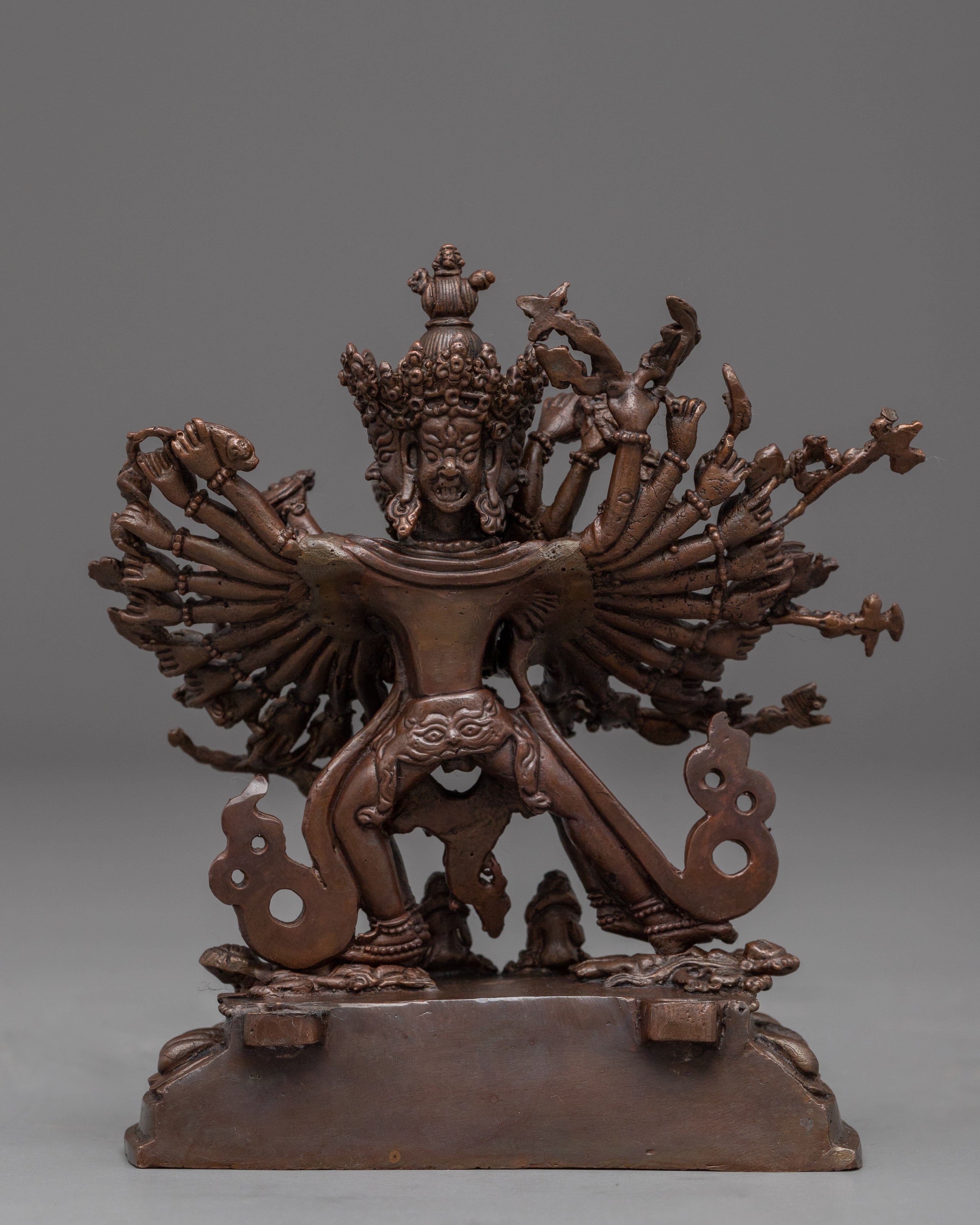 Kalachakra Empowerment Statue | Traditionally Hand Carved Buddhist Art