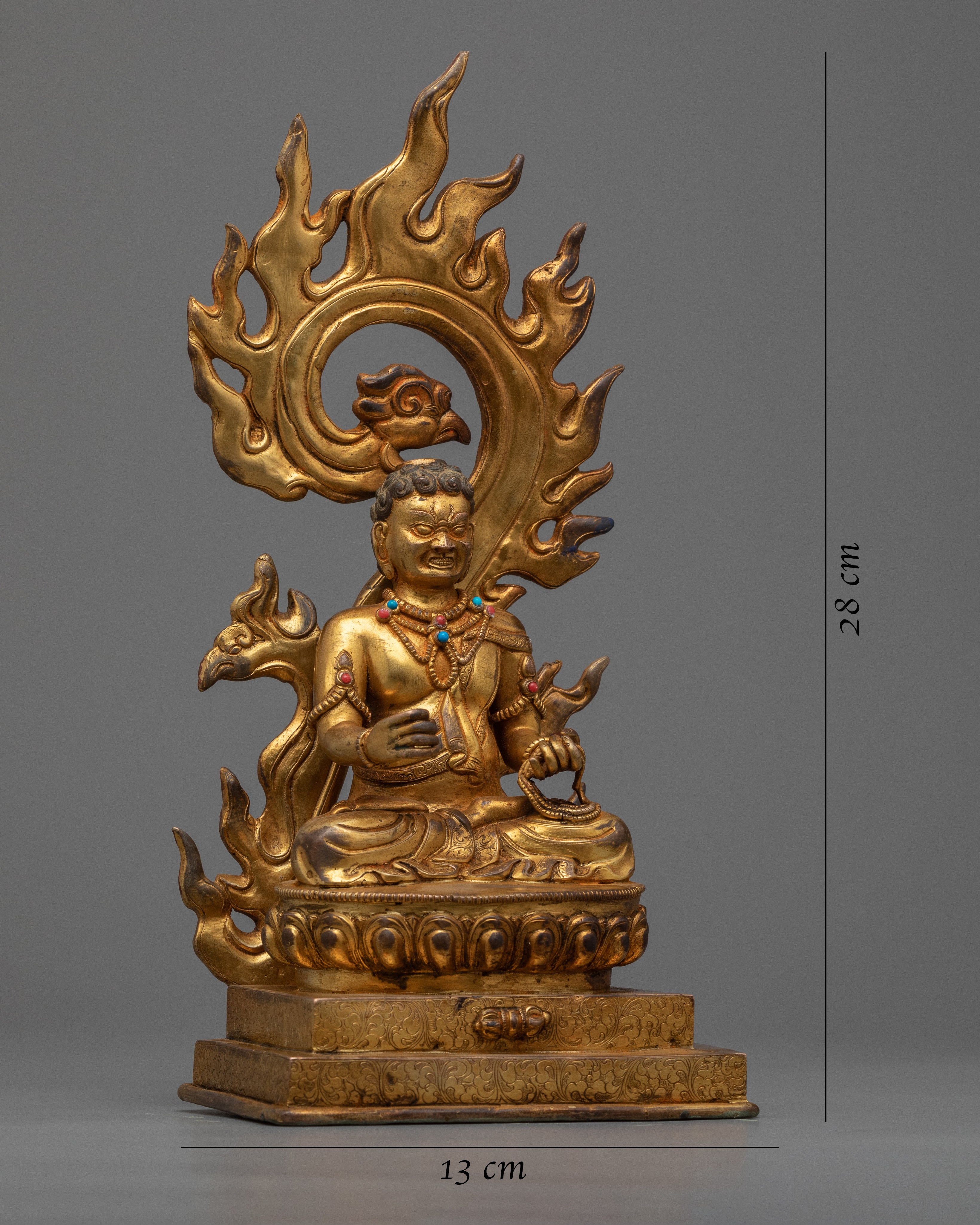 Lord Yamraj Statue for Meditation and Ritual | Himalayan Style Hindu Deity Artwork