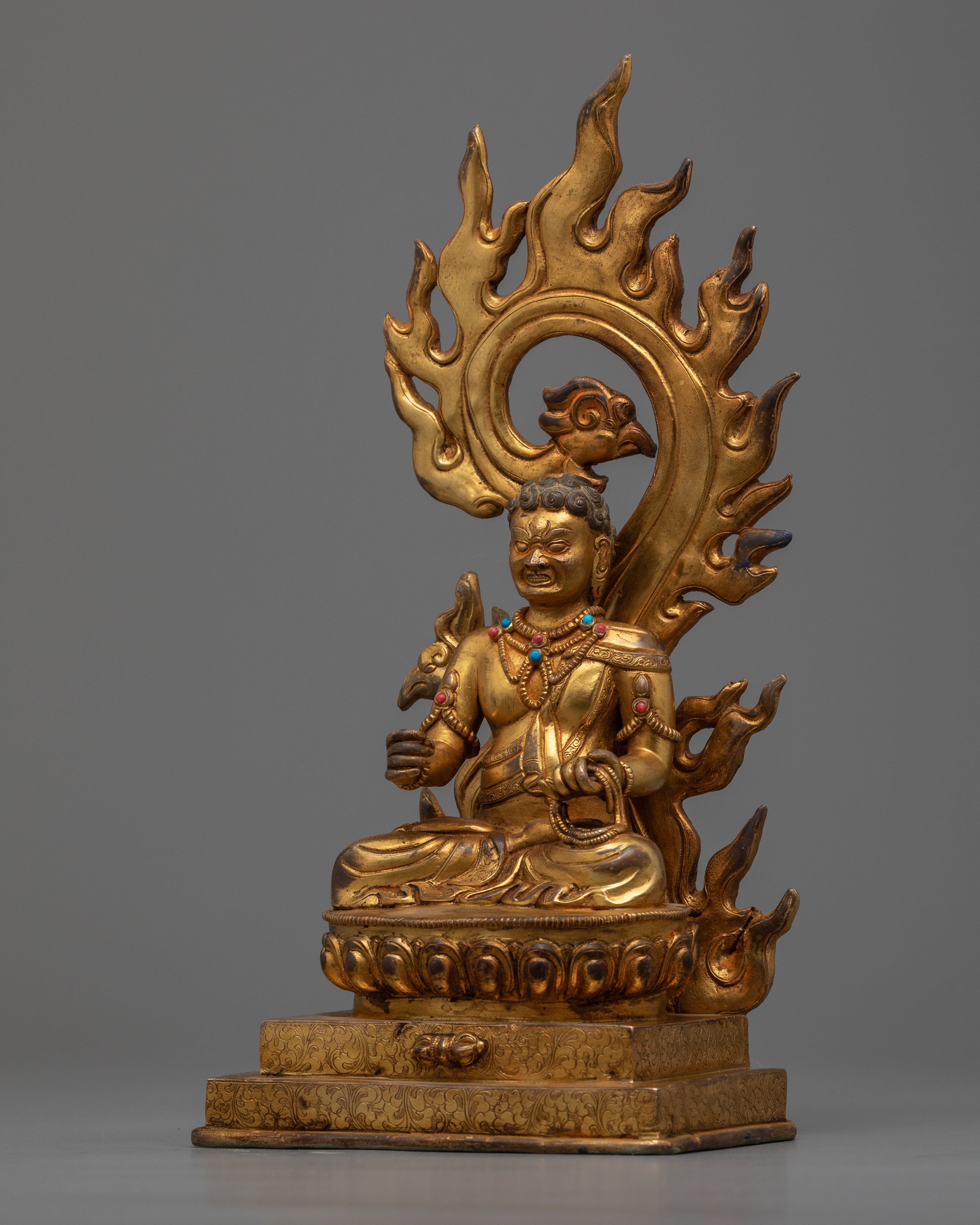 Lord Yamraj Statue for Meditation and Ritual | Himalayan Style Hindu Deity Artwork