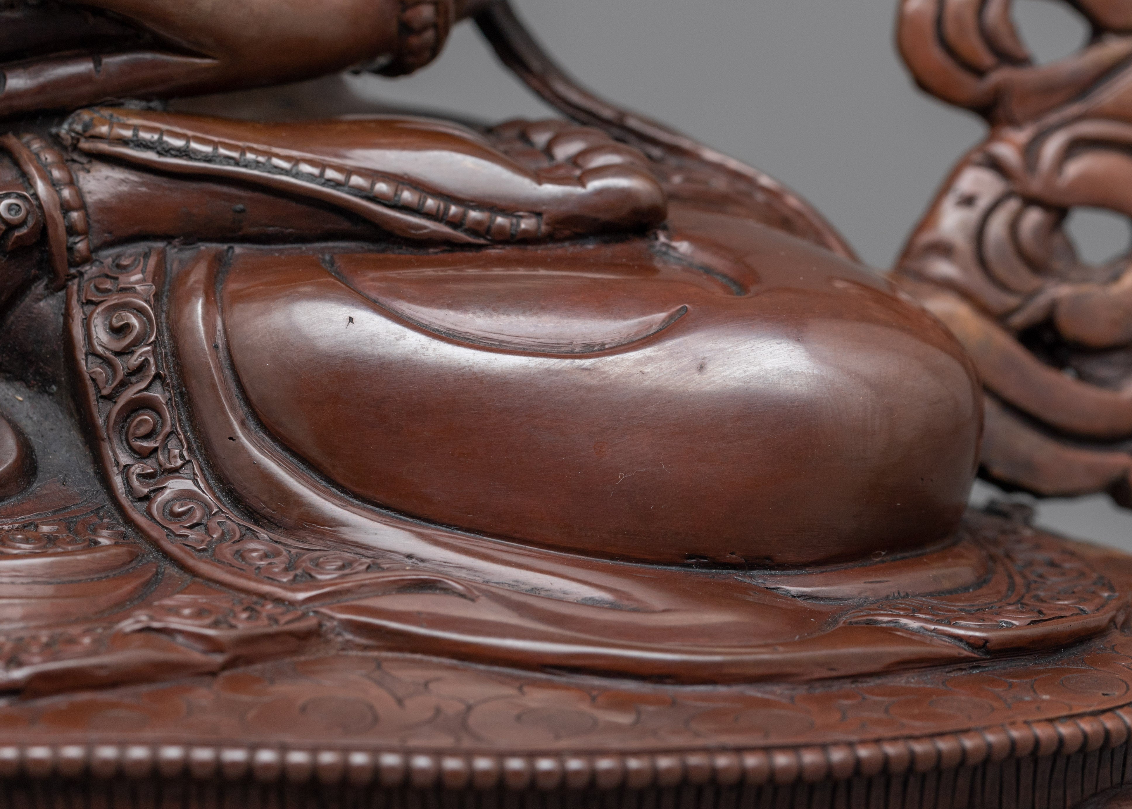 Seated Amitayus Buddha Statue  | Handmade Traditional Nepali Figure