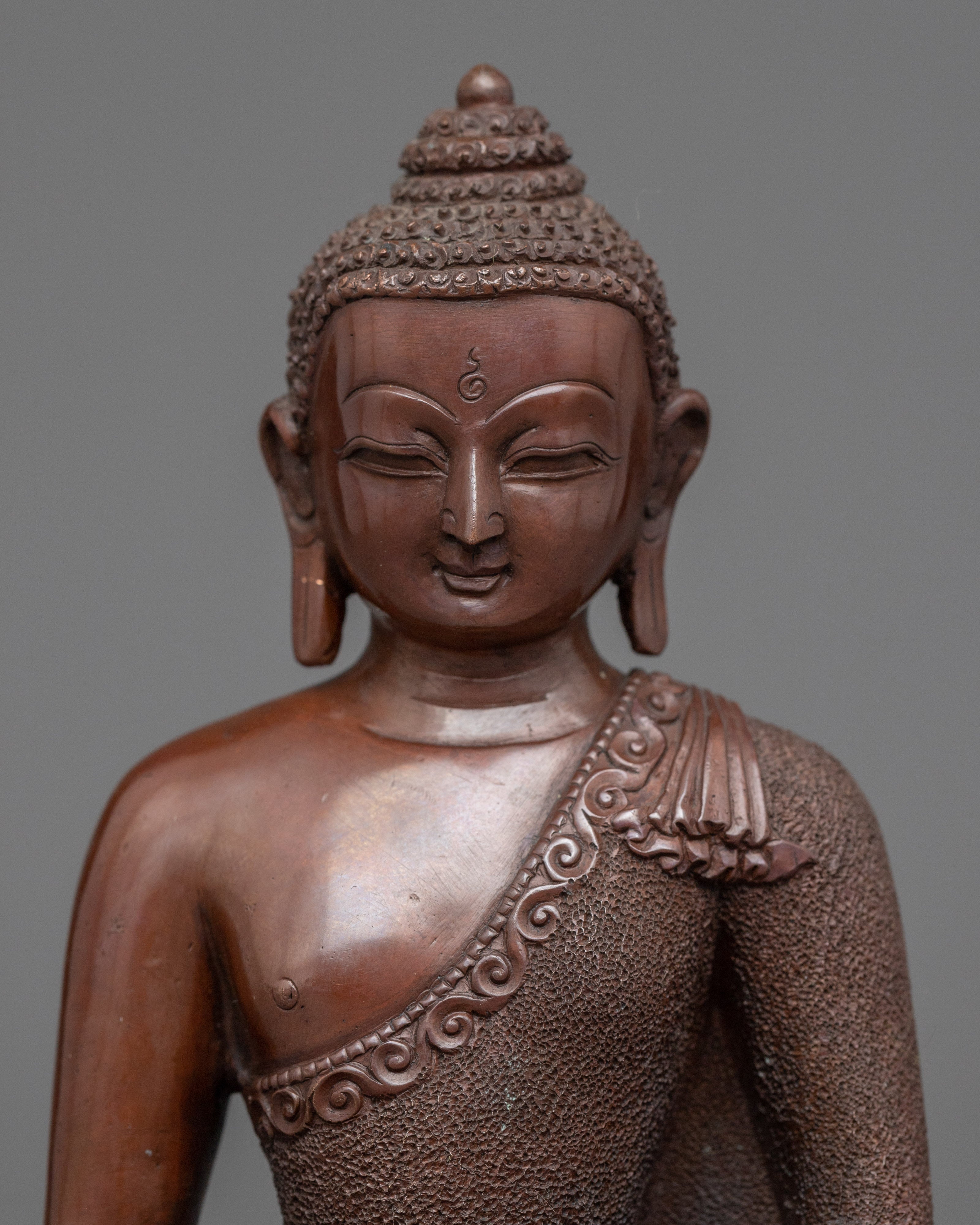 Handcrafted Buddha Amitabha Statue | Buddhist Oxidized Copper Statue