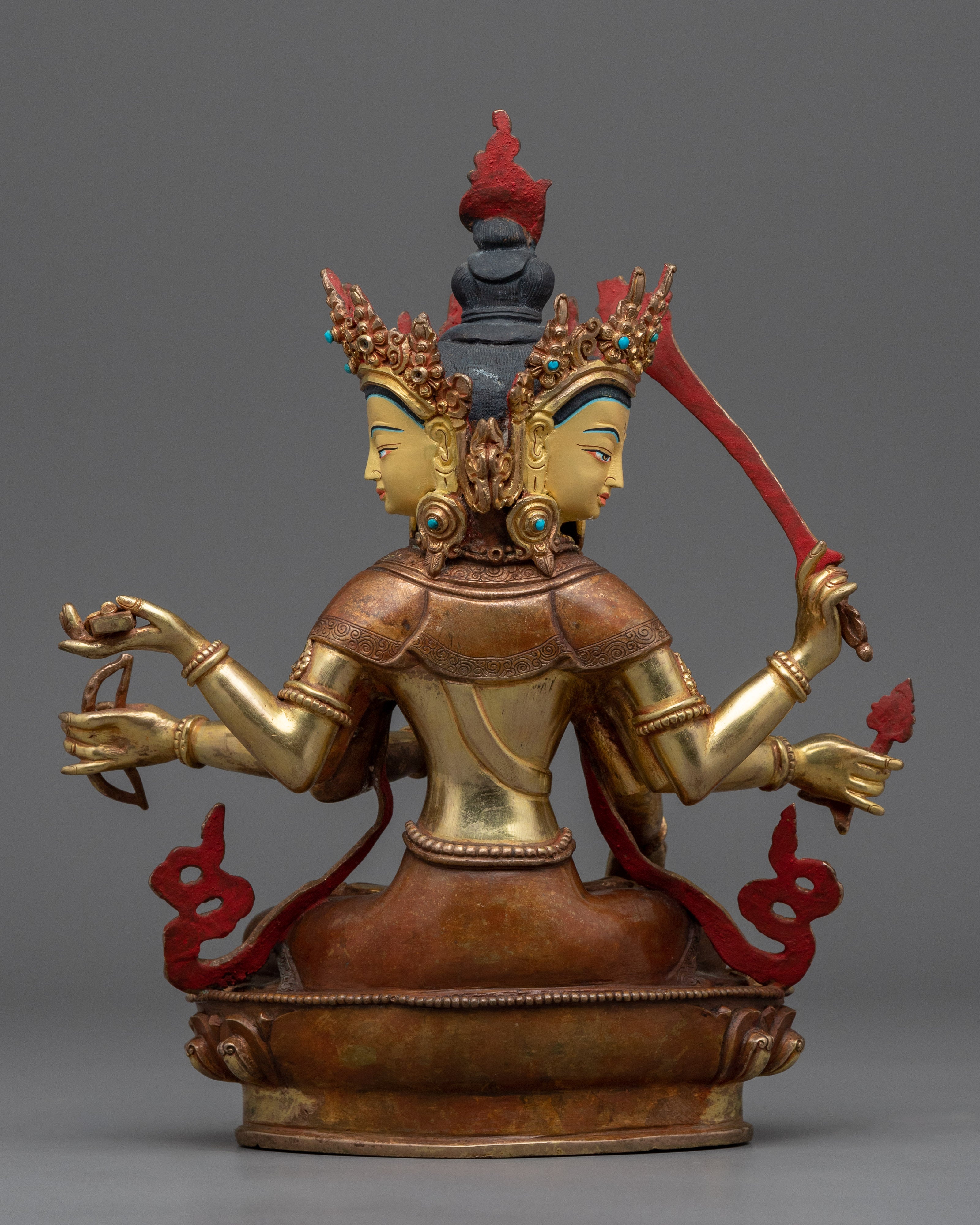 Kadampa Manjushri Sculpture | Manjushri Wielding a Sword Statue