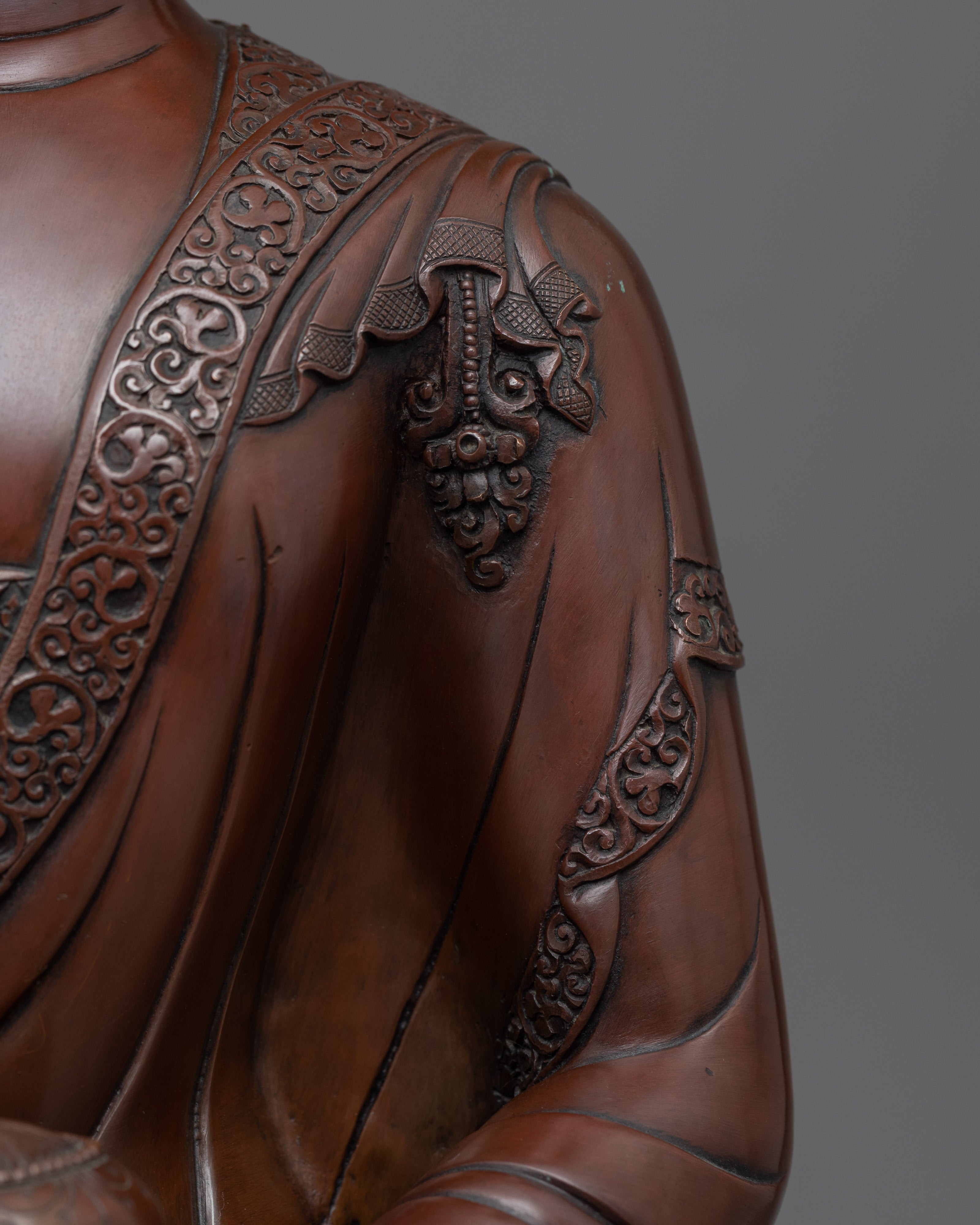 Buddha Shakyamuni Sculpture for Meditation | Traditional Himalayan Buddhist Artwork