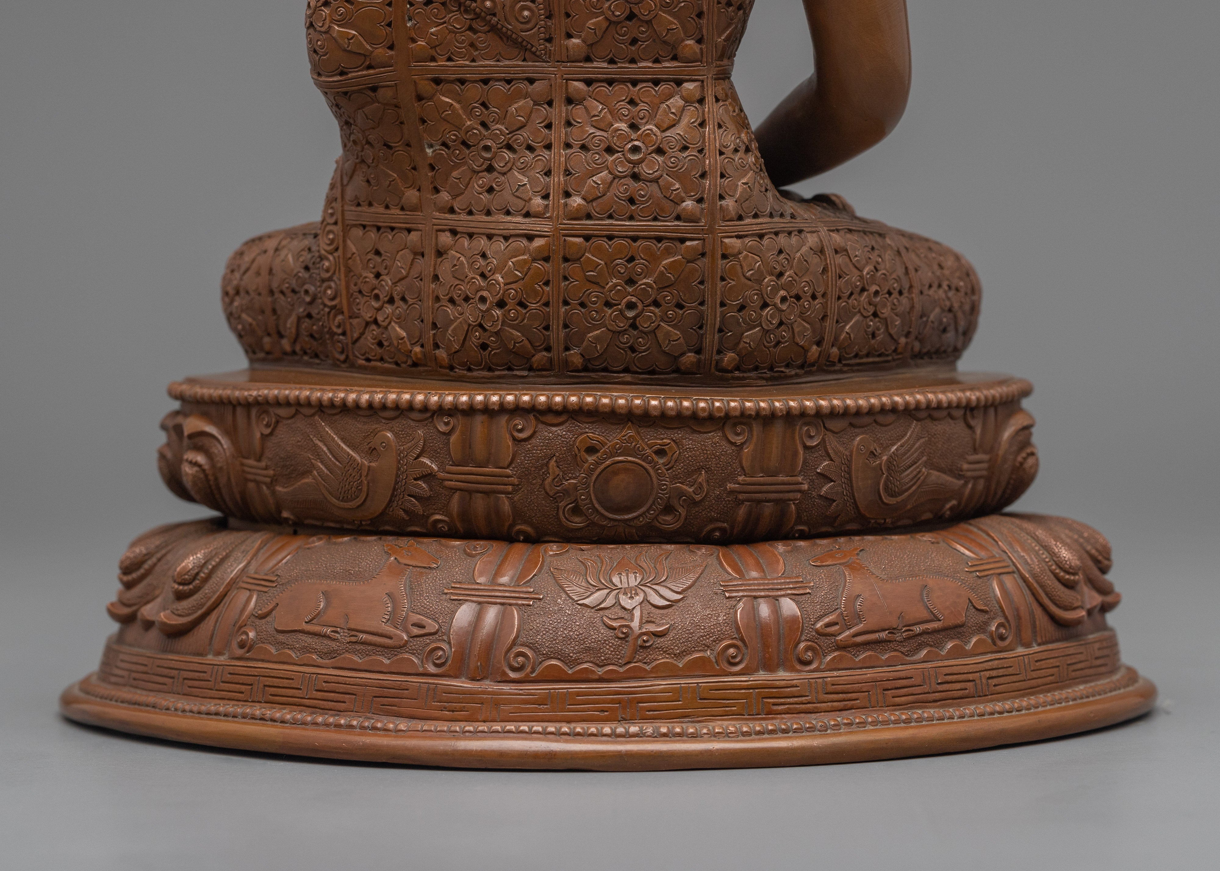 Dhyani Buddha Amitabha Statue | Traditional Himalayan Buddhist Sculpture