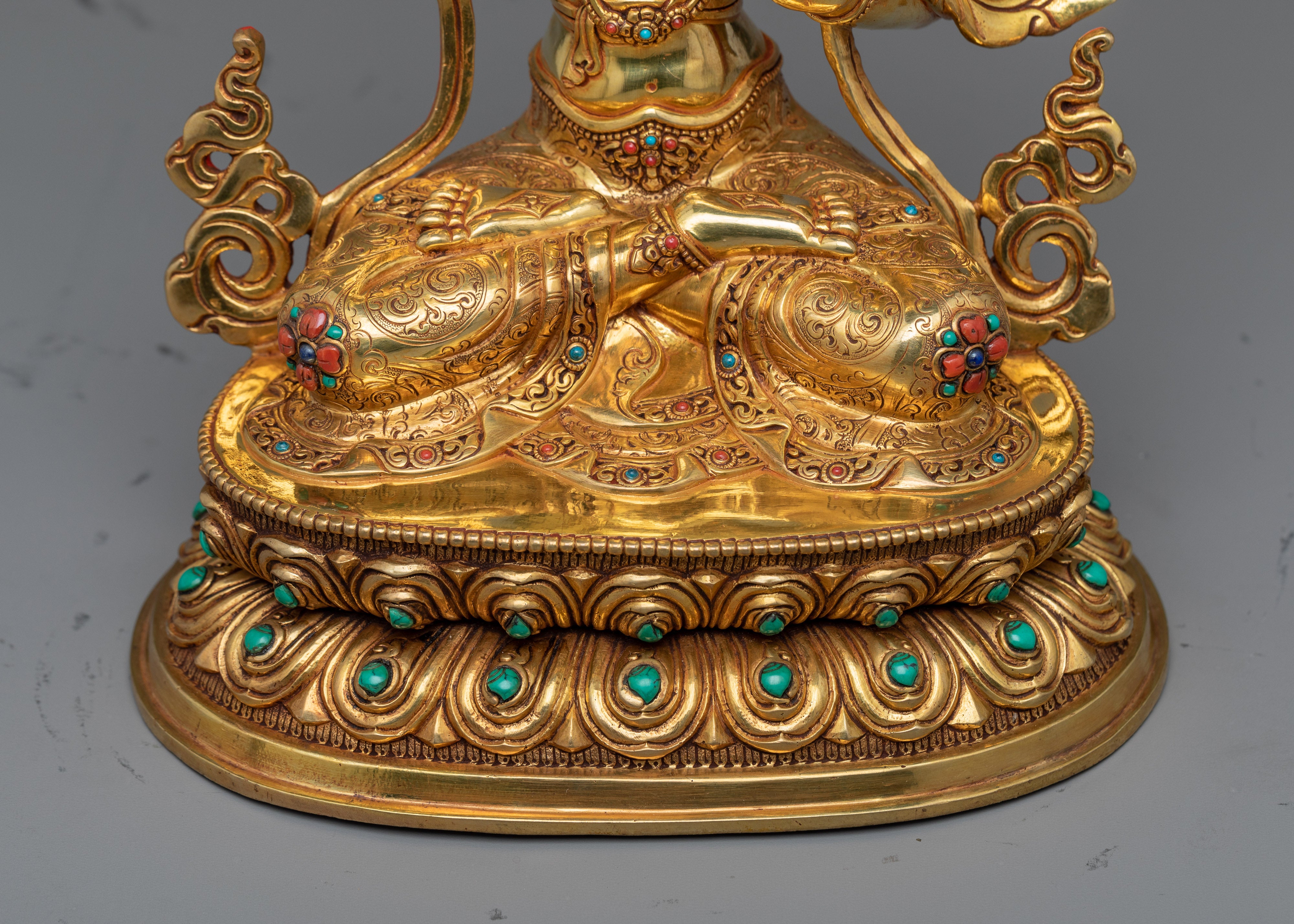 Manjushri Bodhisattva Statue | Hand-Carved Bodhisattva Statue