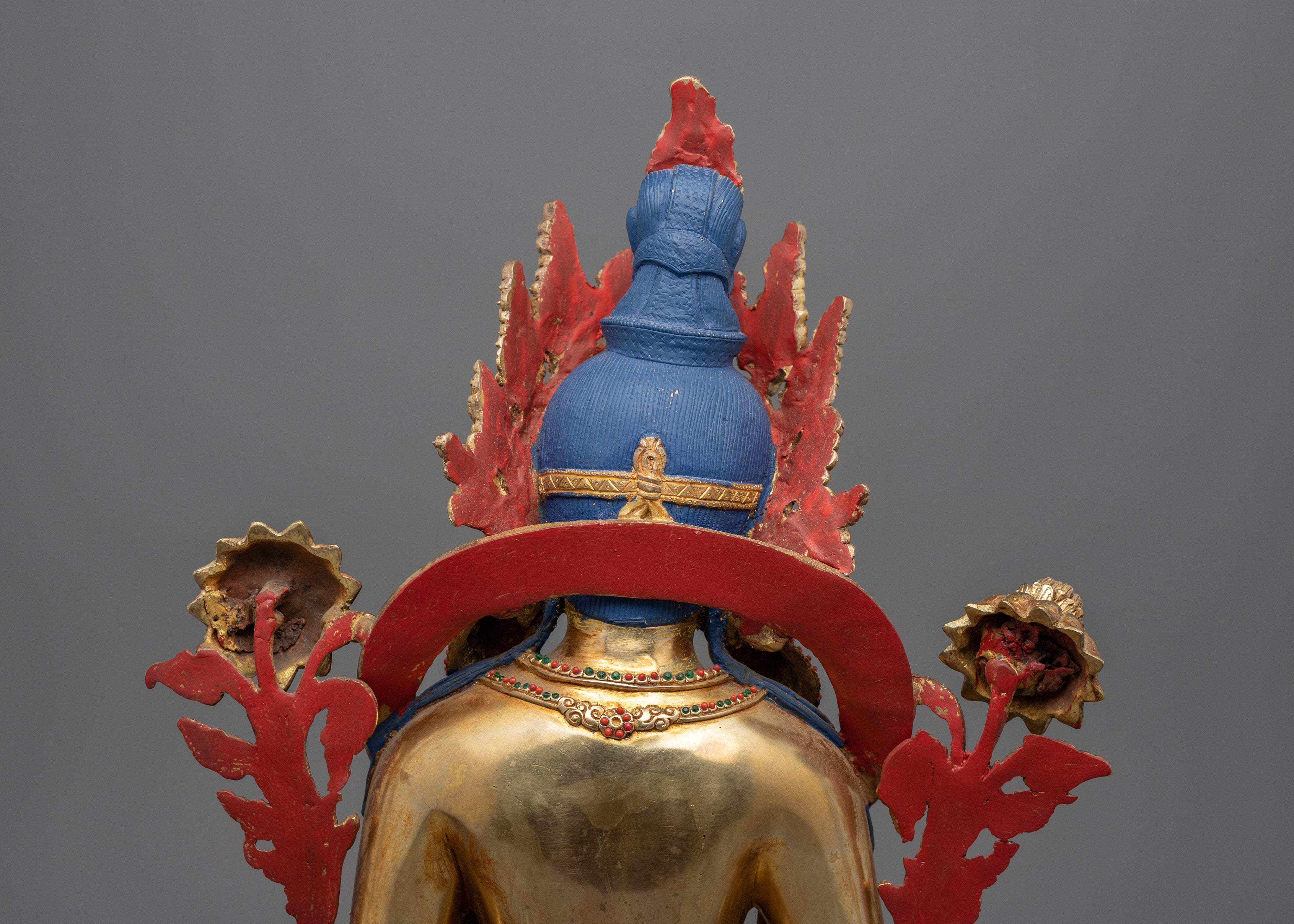 Green Tara Bodhisattva Statue | Traditional Tibetan Style Buddhist Statue