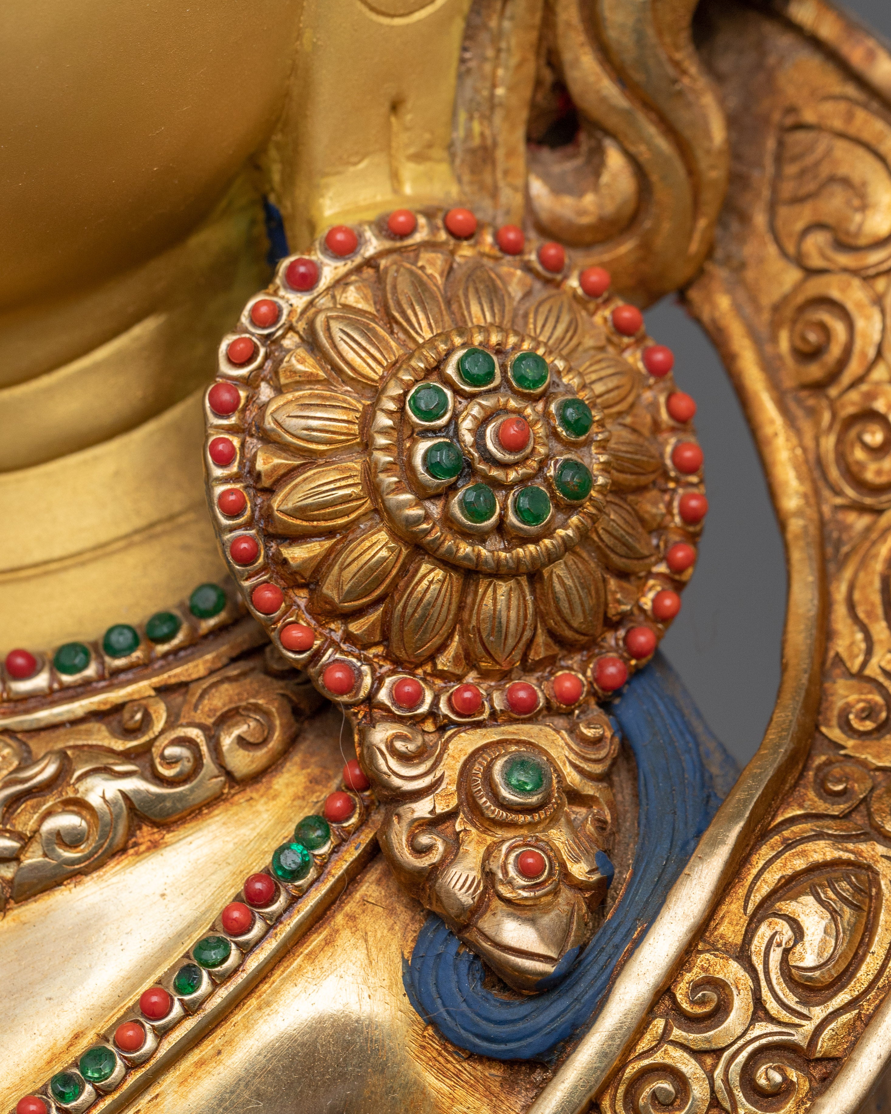 Green Tara Bodhisattva Statue | Traditional Tibetan Style Buddhist Statue