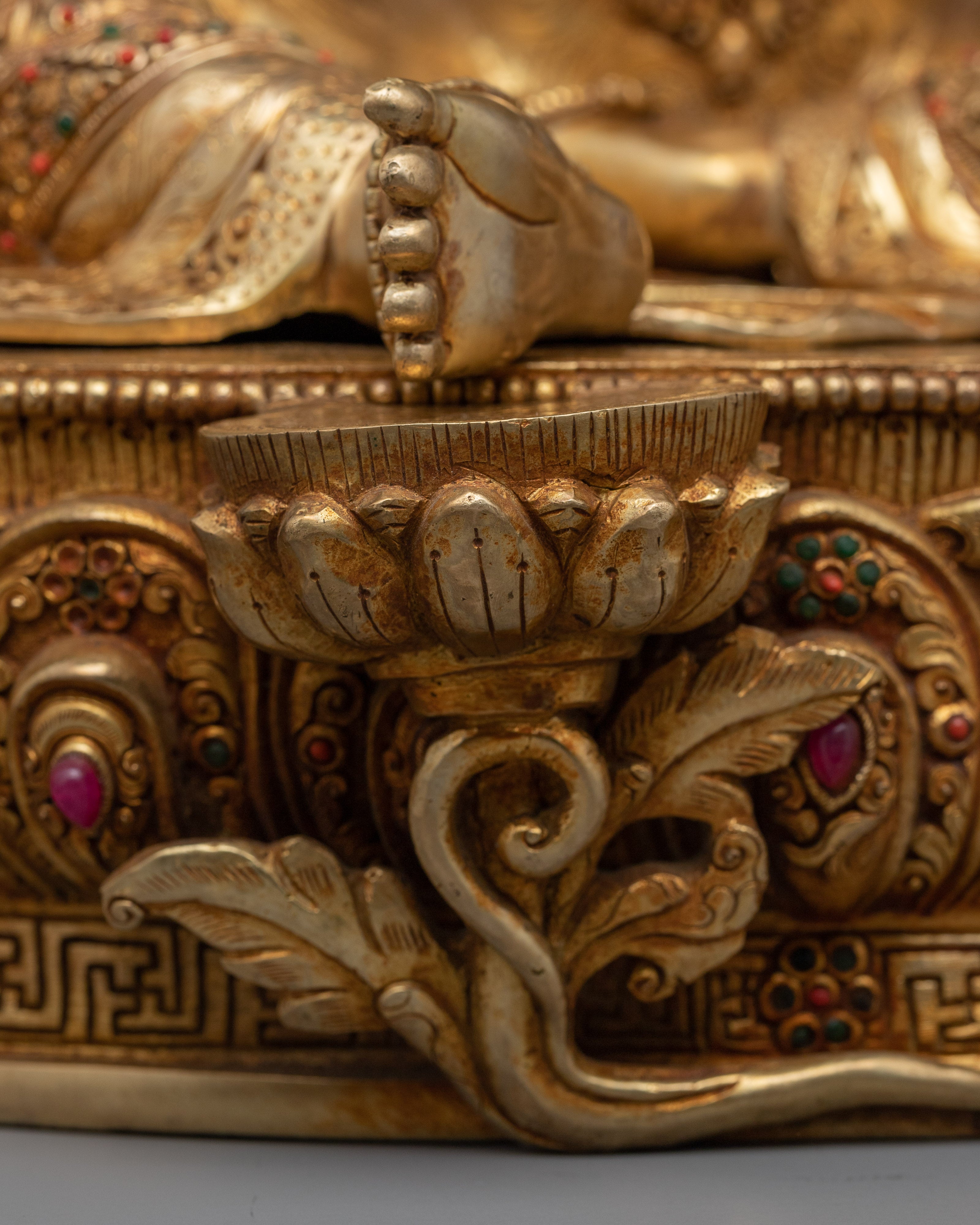 Green Tara Bodhisattva Statue | Traditional Tibetan Style Buddhist Statue