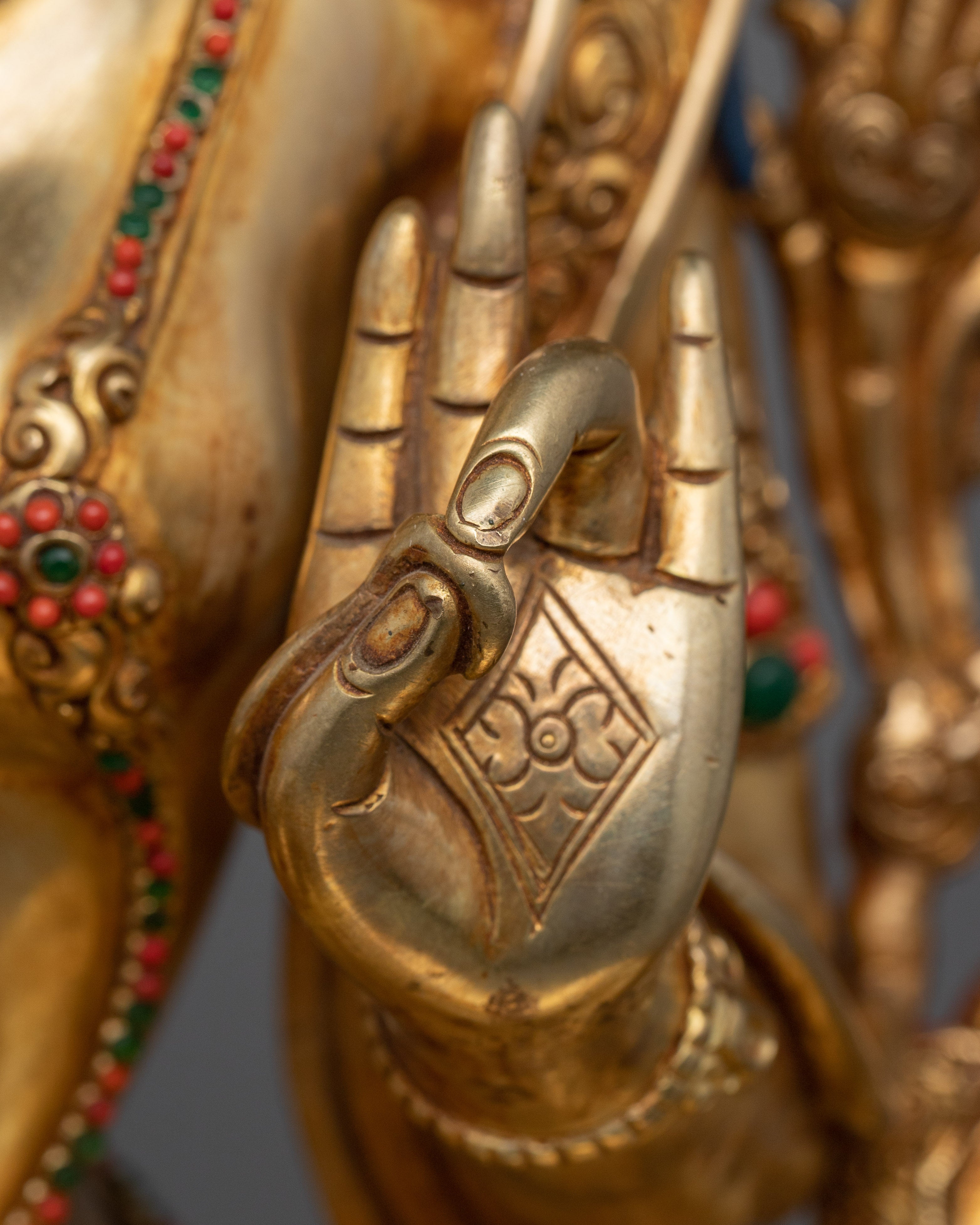 Green Tara Bodhisattva Statue | Traditional Tibetan Style Buddhist Statue