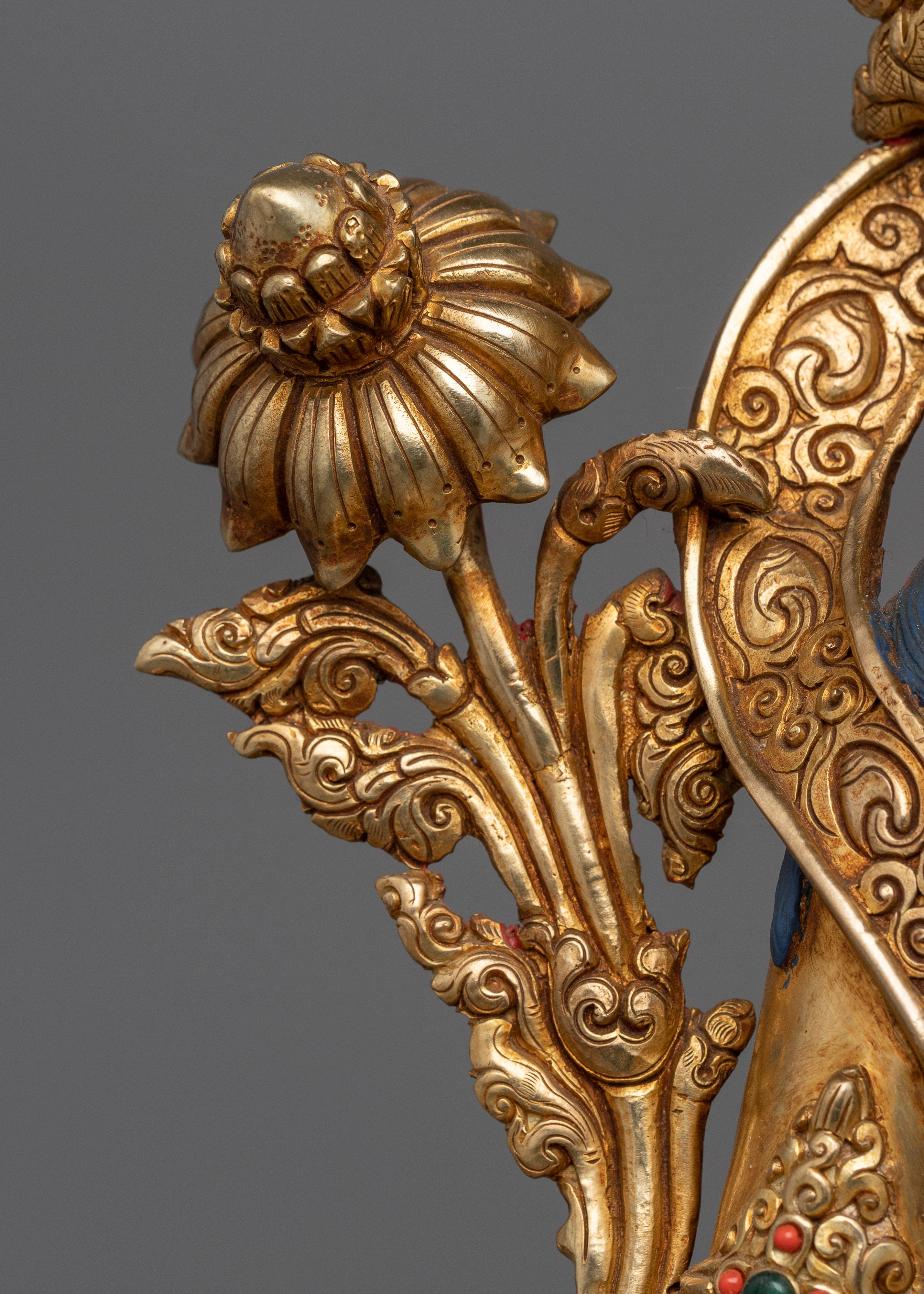 Green Tara Bodhisattva Statue | Traditional Tibetan Style Buddhist Statue