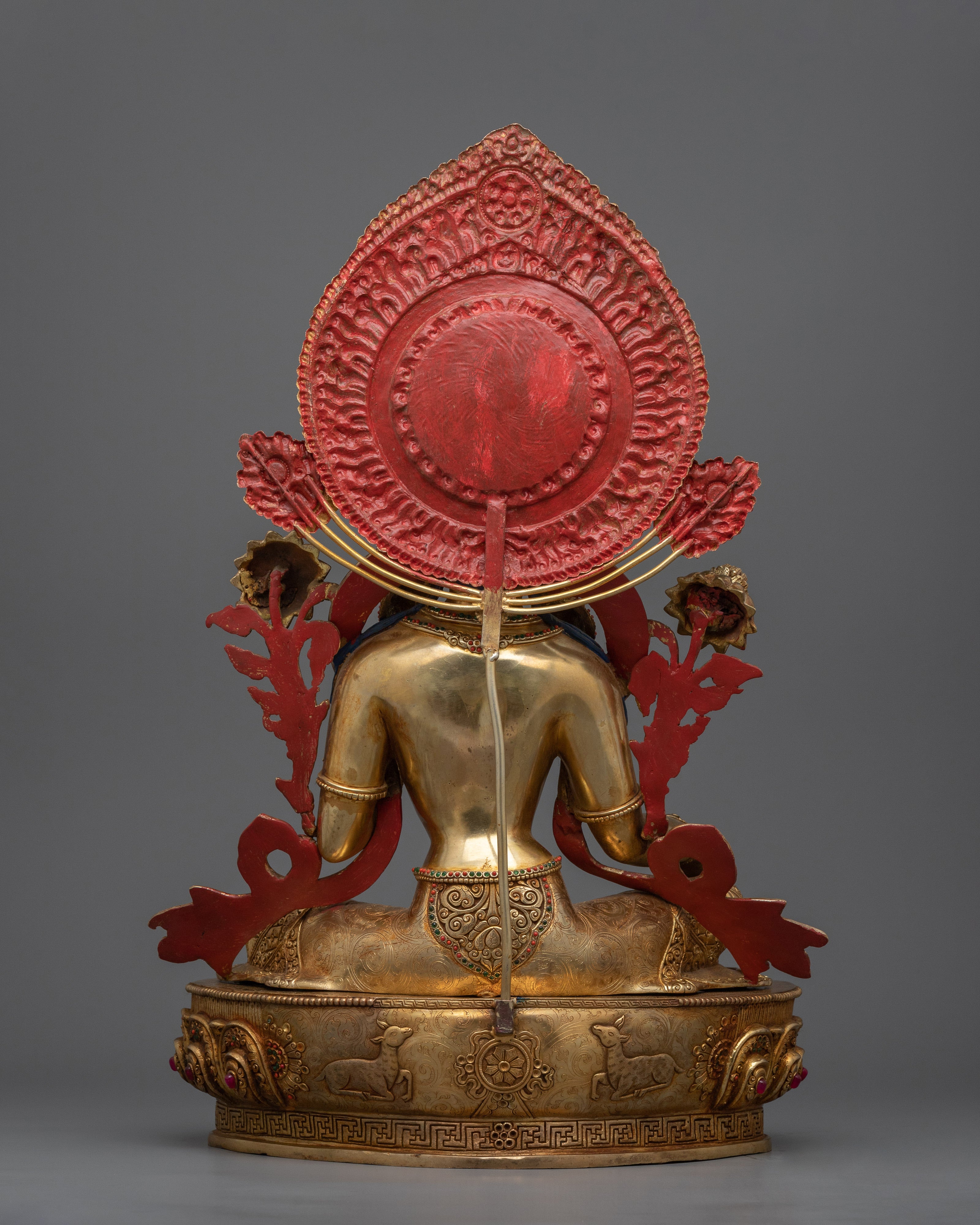 Green Tara Bodhisattva Statue | Traditional Tibetan Style Buddhist Statue