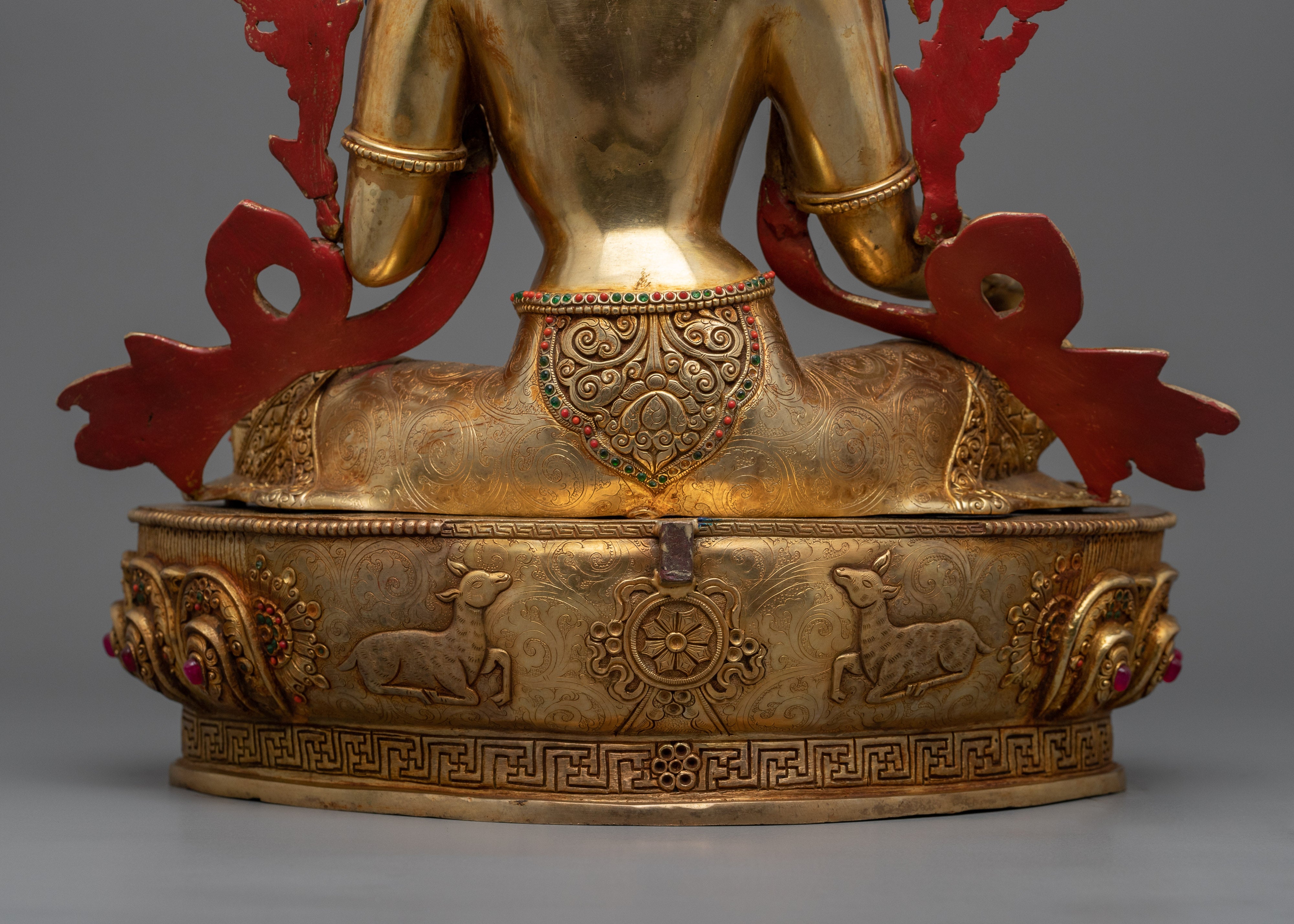 Green Tara Bodhisattva Statue | Traditional Tibetan Style Buddhist Statue