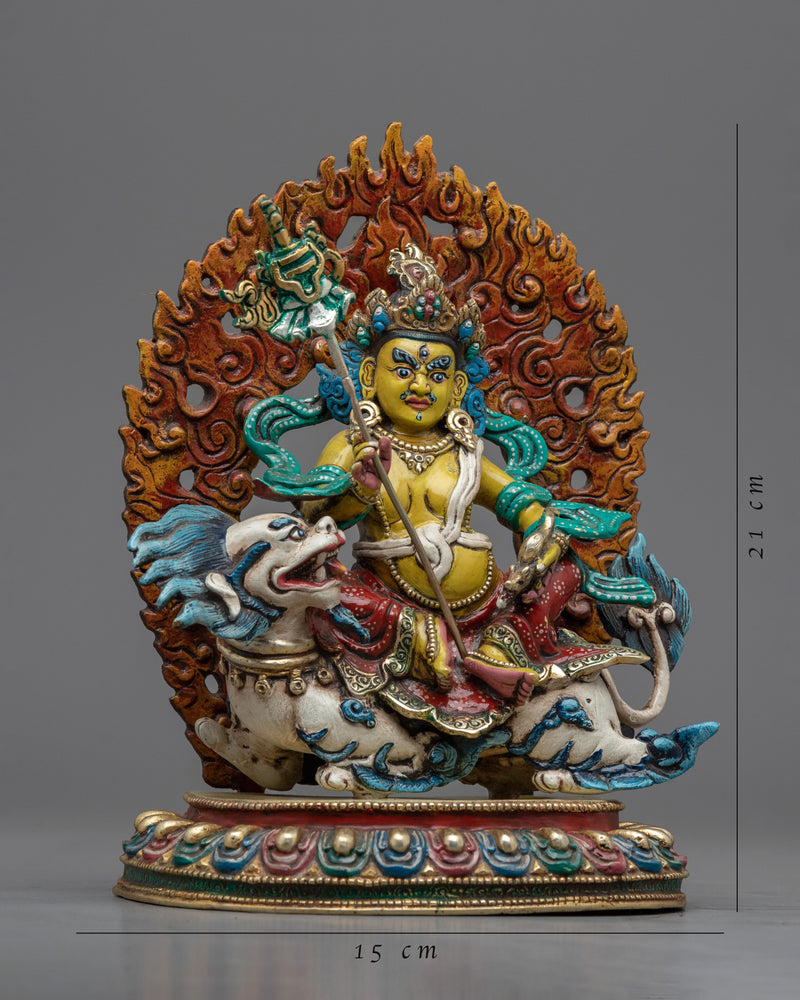 Namtoshe, Deity of Wealth and Prosperity Statue |  Handmade in Nepal, Himalayan Buddhist Art