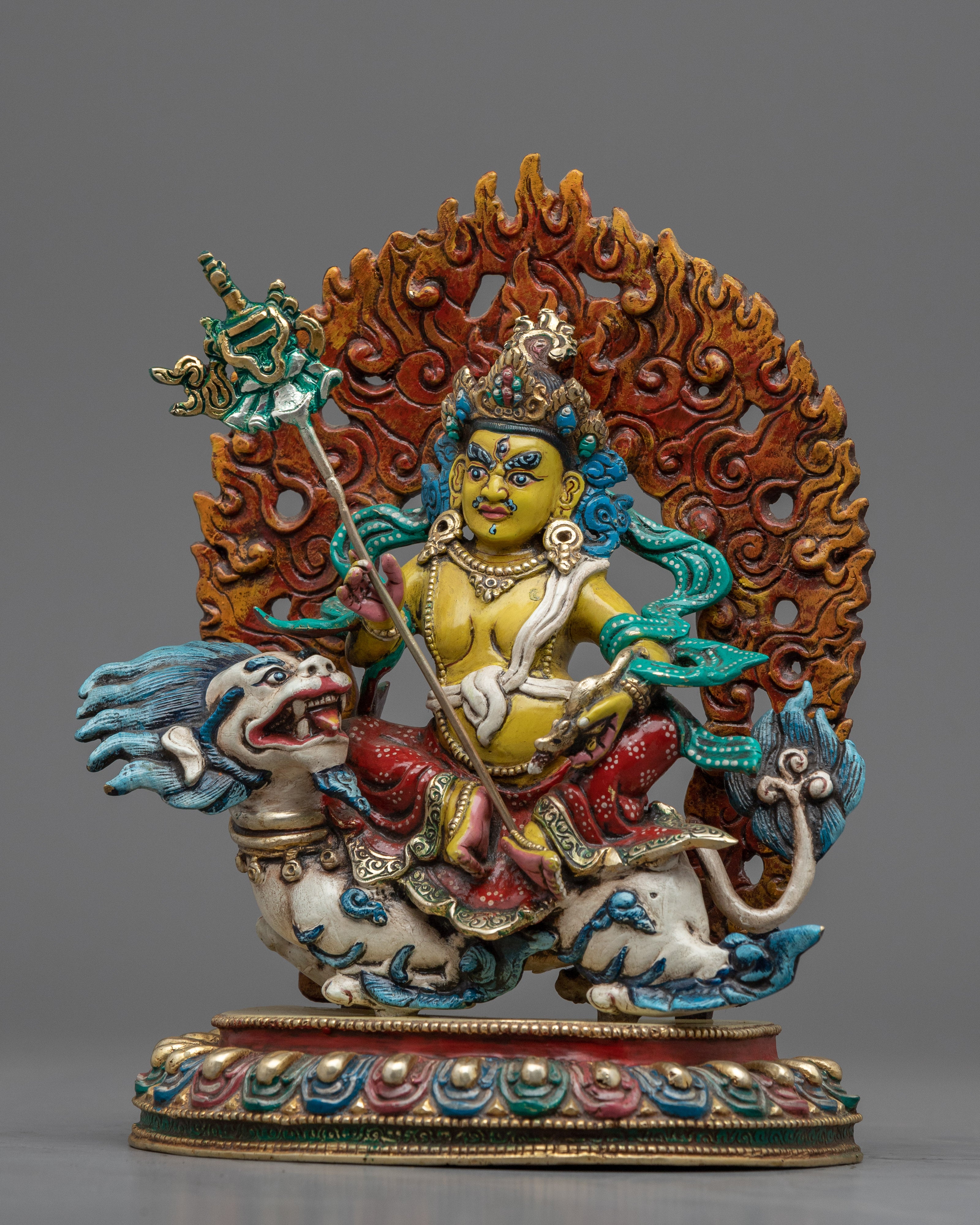 Namtoshe, Deity of Wealth and Prosperity Statue | Handmade in Nepal, Himalayan Buddhist Art