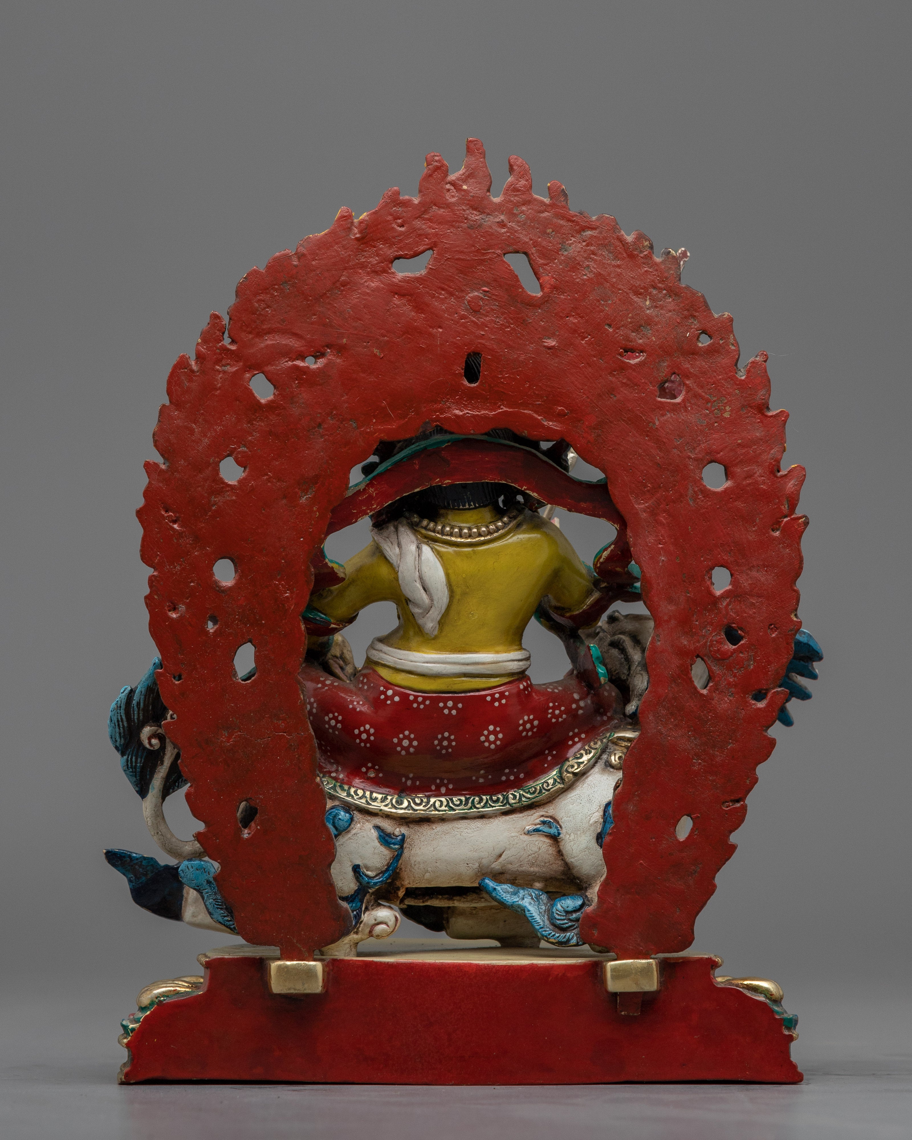 Namtoshe, Deity of Wealth and Prosperity Statue | Handmade in Nepal, Himalayan Buddhist Art