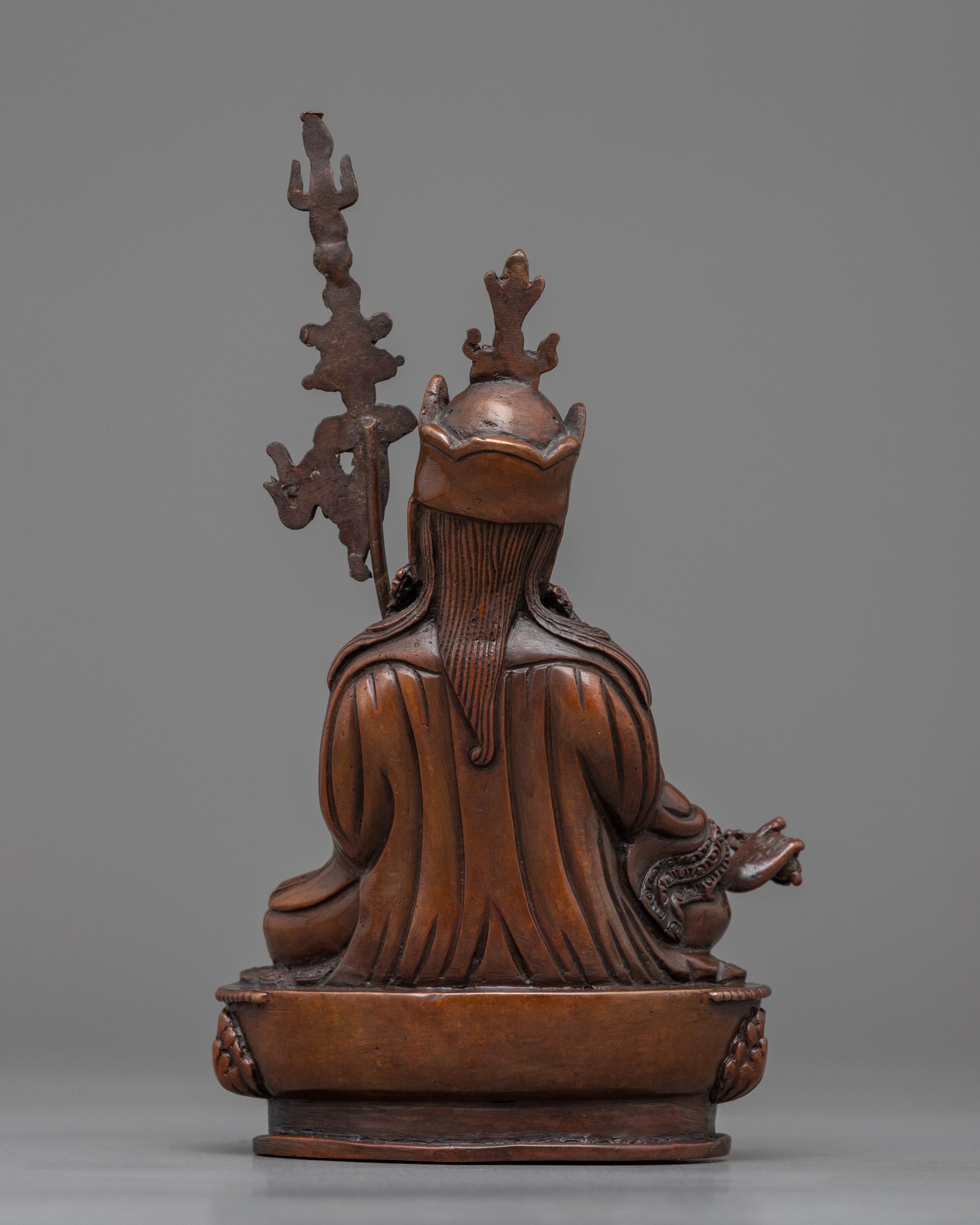 Guru Rinpoche Statue for Meditation and Ritual | Hand-Carved Padmasambhava Statue