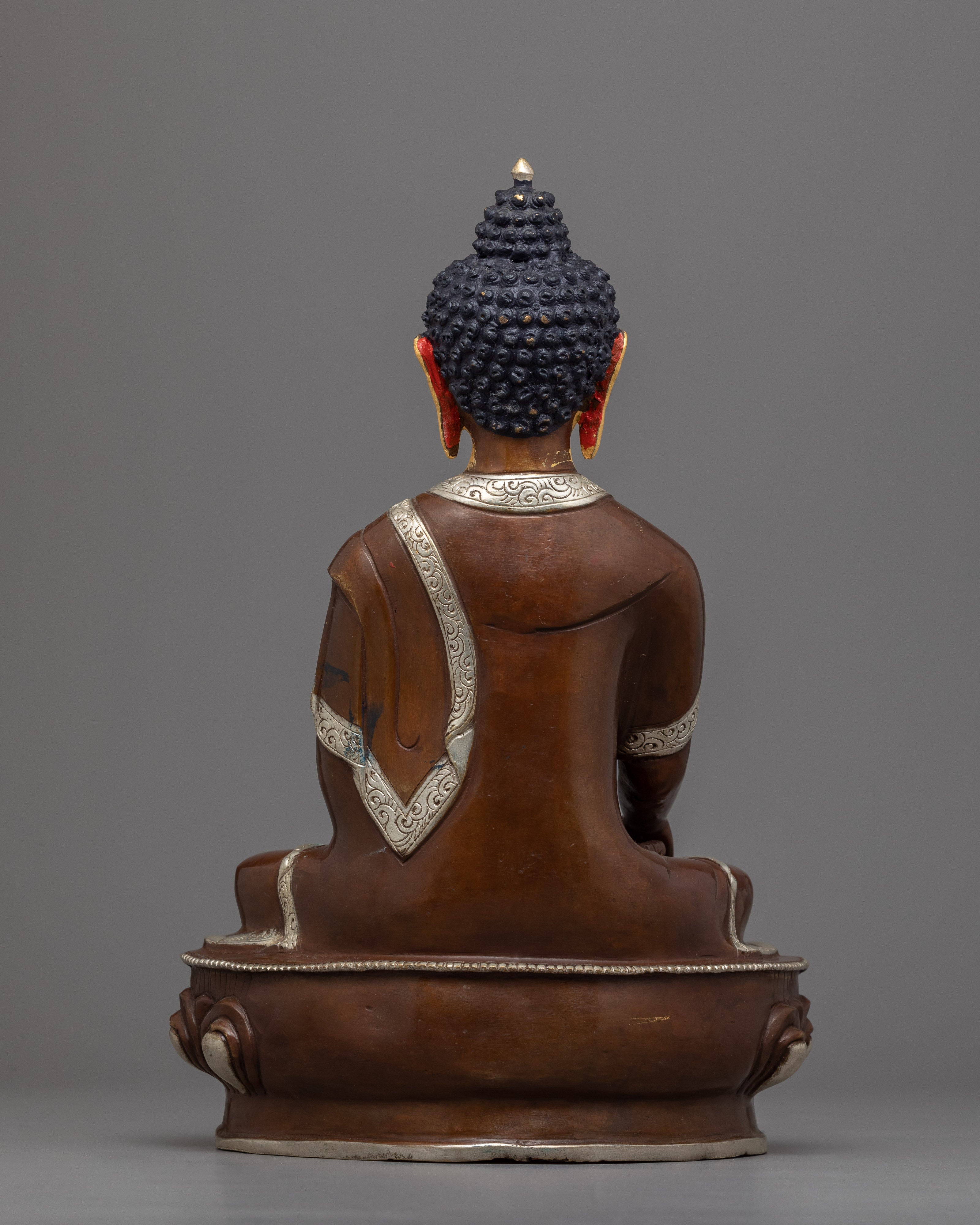 Buddha Shakyamuni Statue | Serenely Seated Buddha Statue Hand-Carved in Nepal