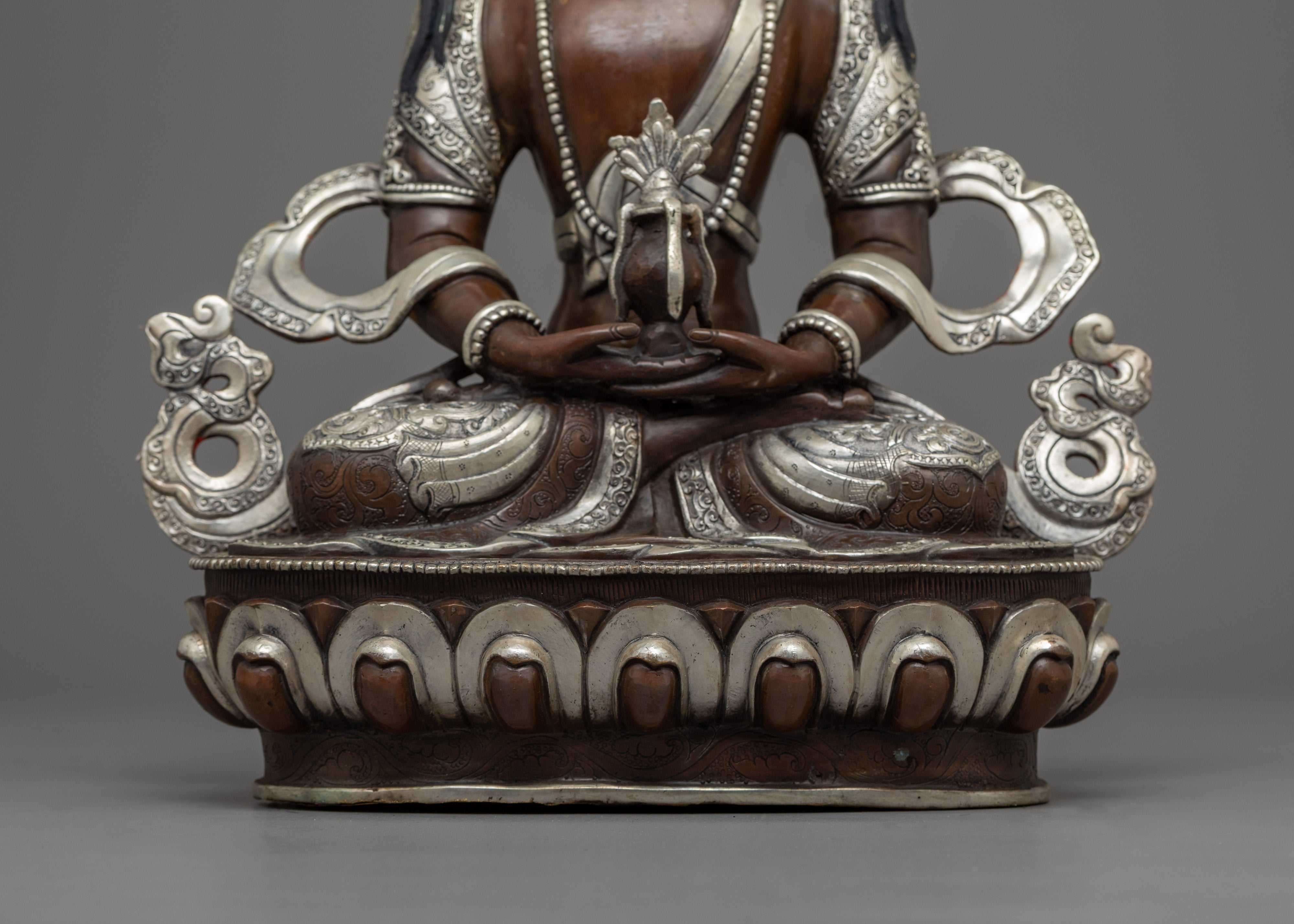 Amitayus Buddha Sculpture for Meditation | Traditional Handcrafted Buddhist Art