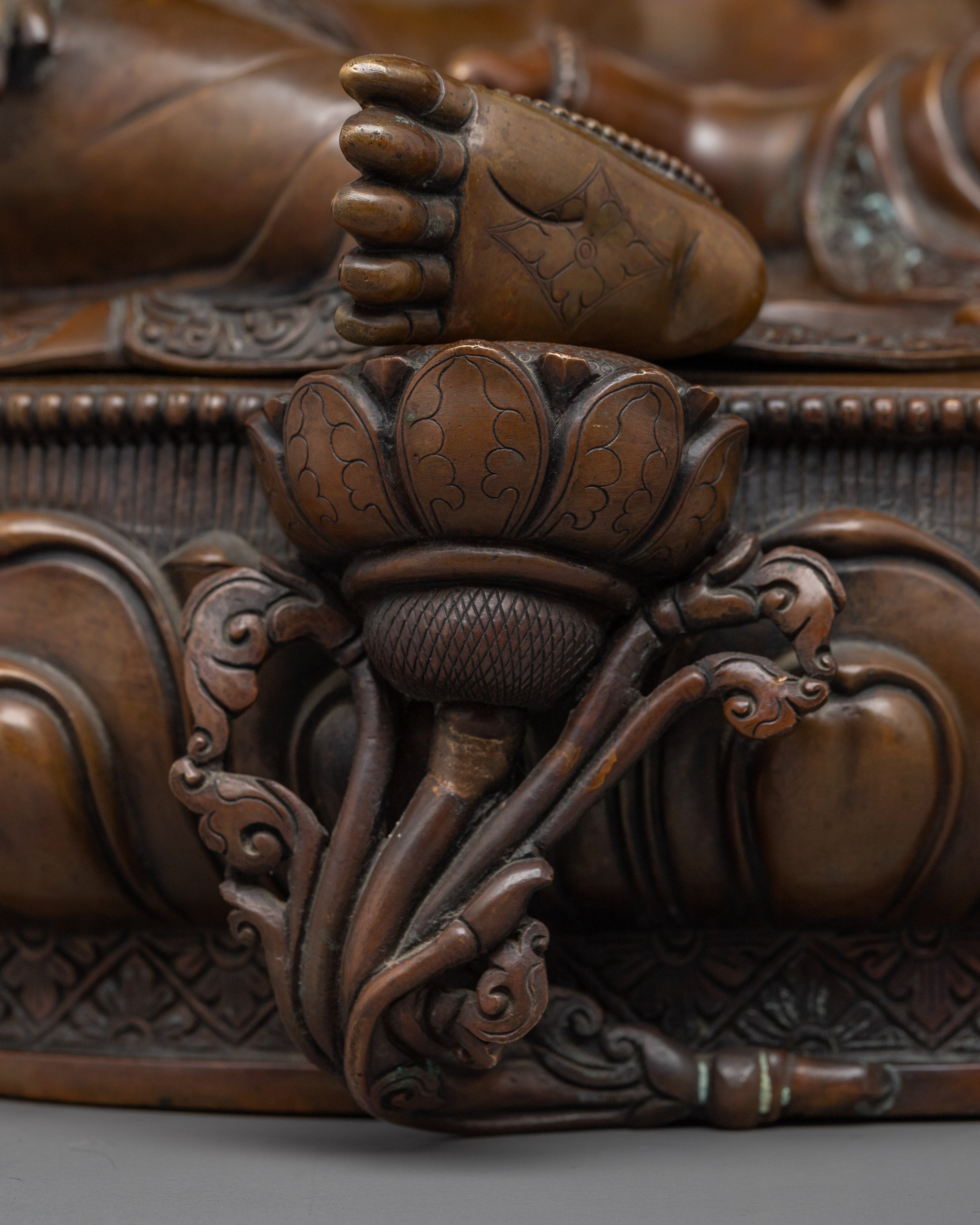 Green Tara Sculpture for Prosperity | Beautiful Bodhisattva Green Tara Statue