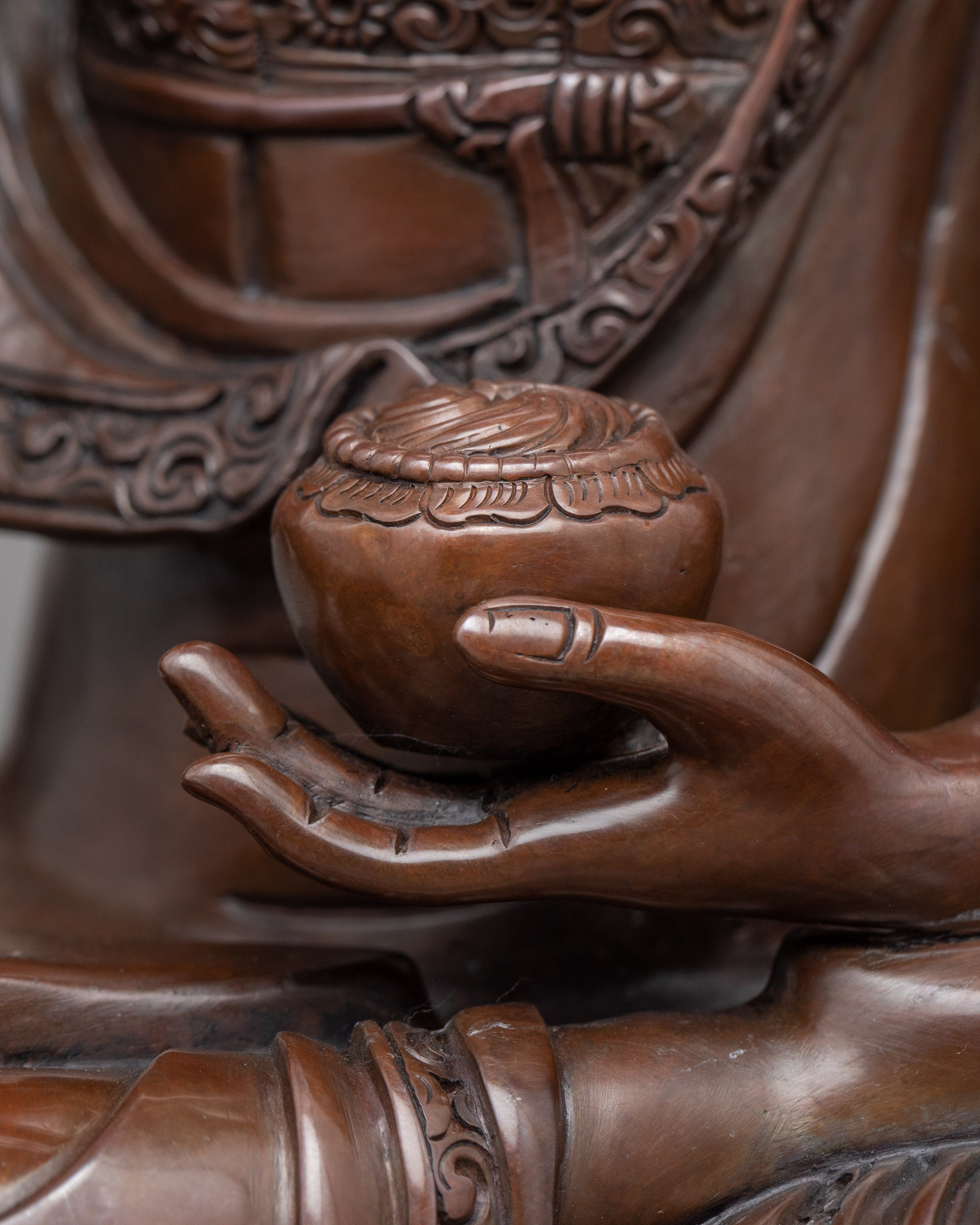 Tibetan Shakyamuni Buddha Sculpture | Traditional Buddhist Art Made in Nepal