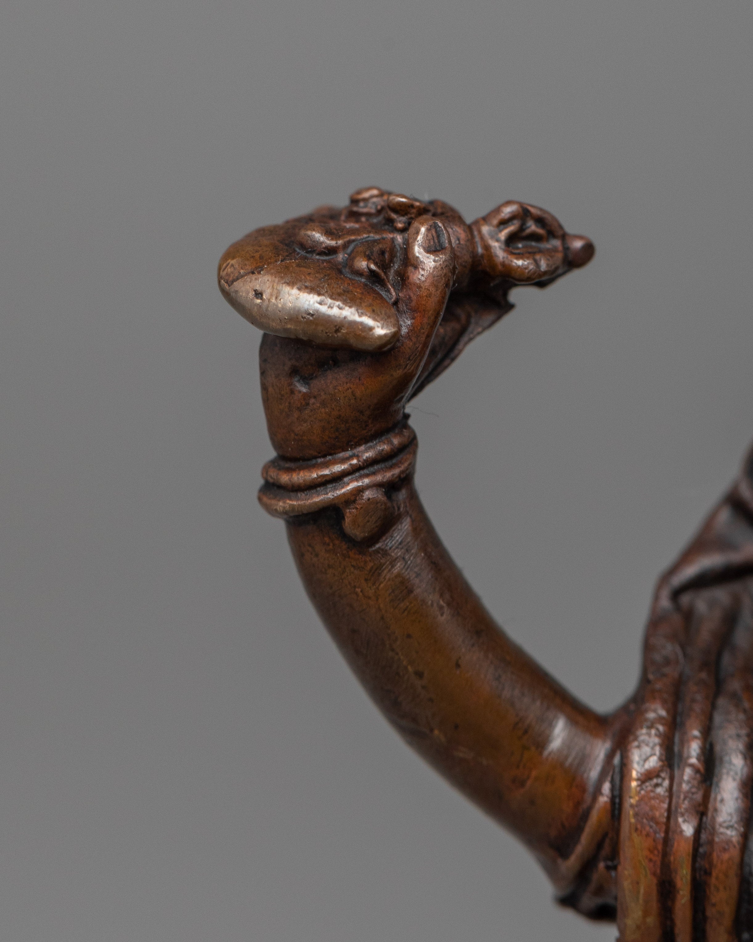 Dorje Phagmo Statue | Buddhist Oxidized Copper Sculpture for Meditation and Yoga