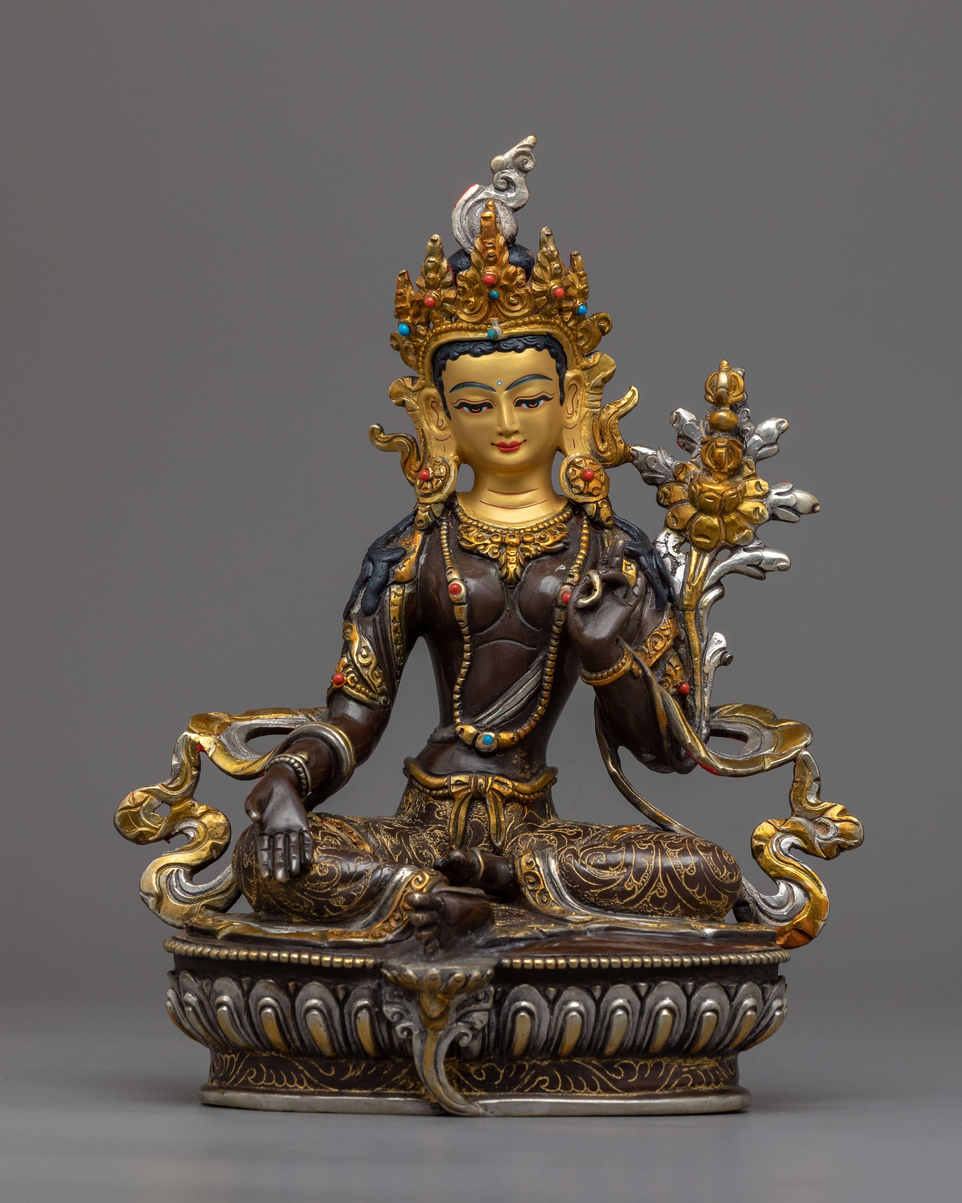 21 Tara Mantra Practice Statue Set | Bodhisattva Tara in Her 21 Manifestations