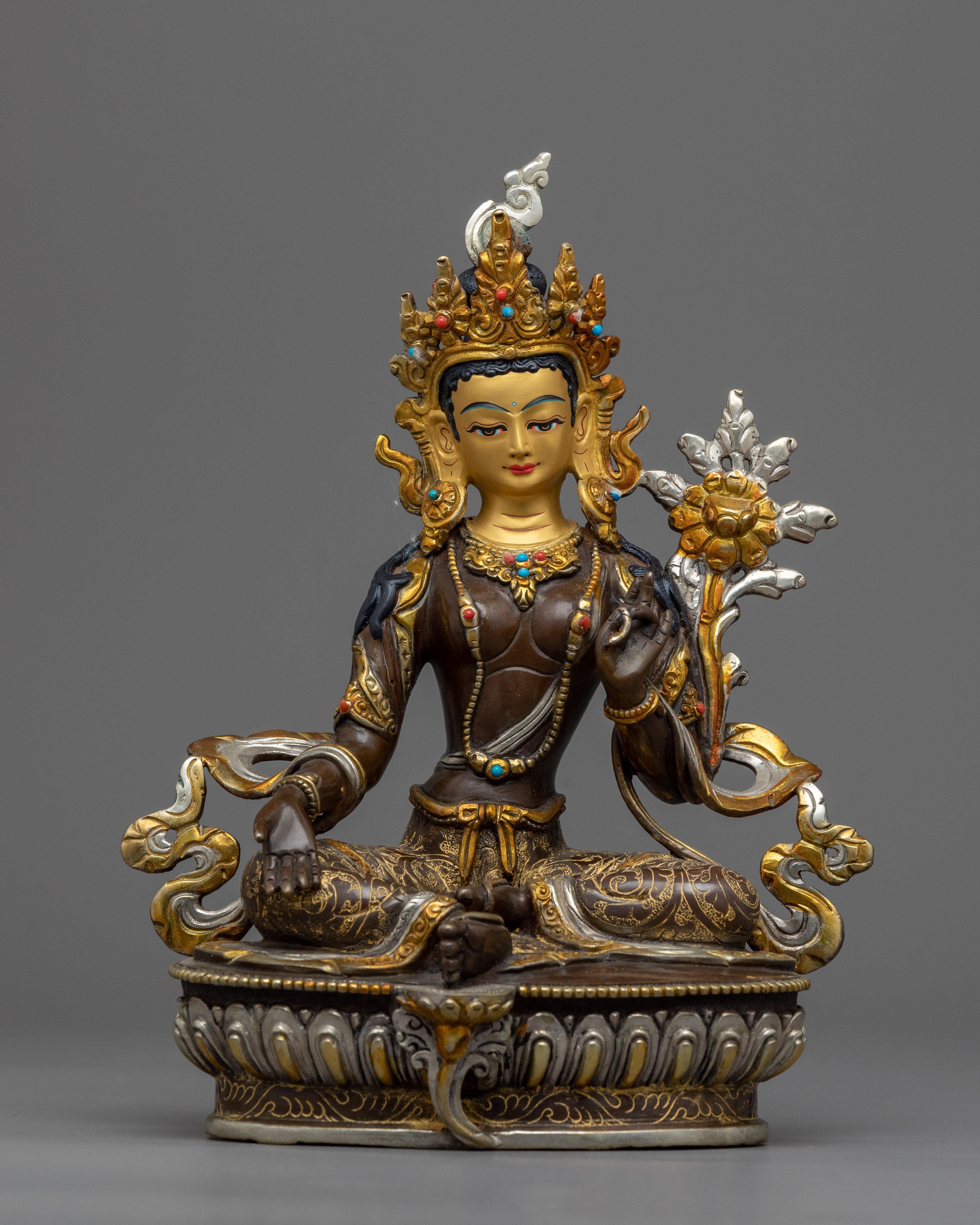 21 Tara Mantra Practice Statue Set | Bodhisattva Tara in Her 21 Manifestations
