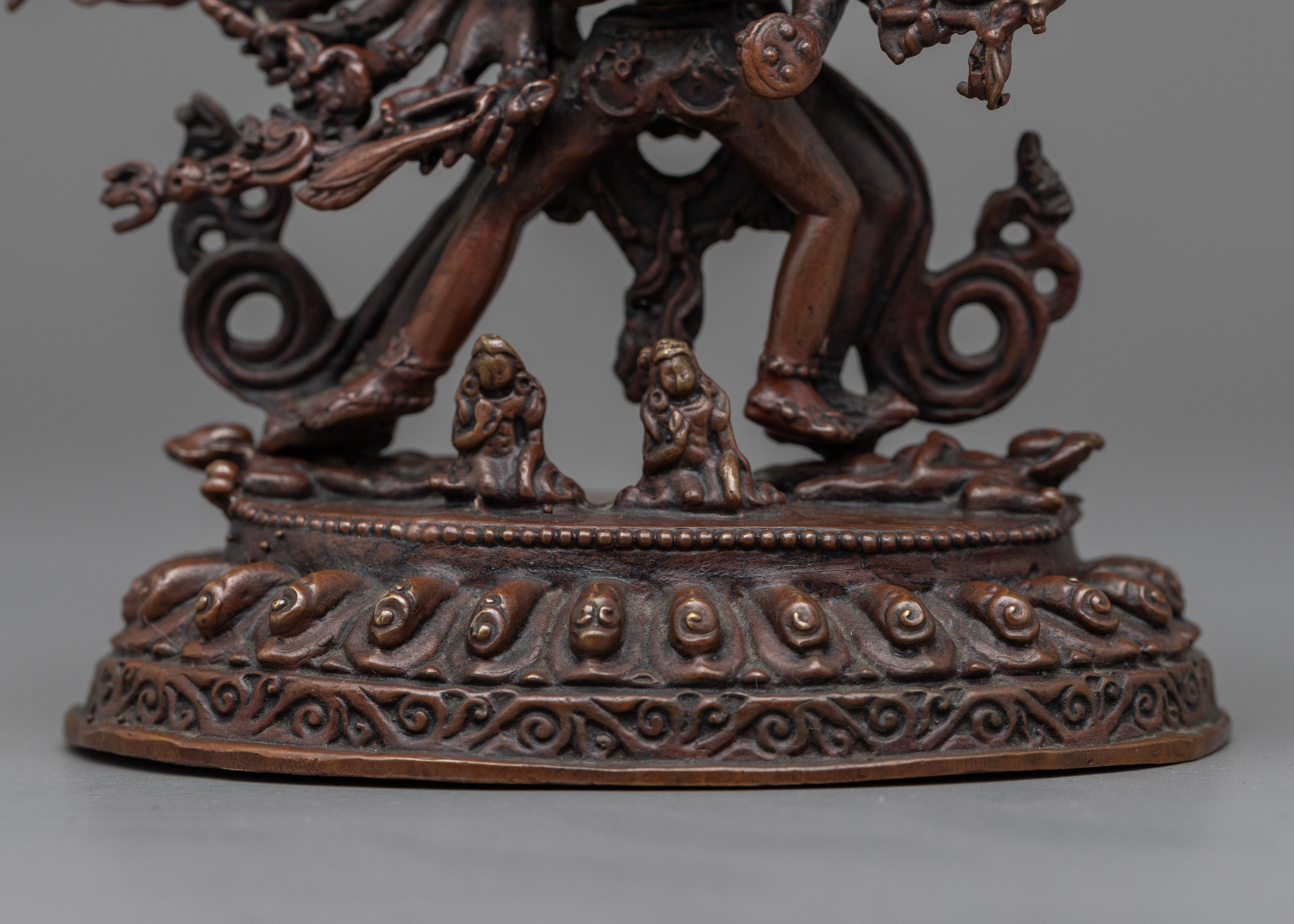 Kalachakra Symbol Sculpture | Yab-Yum Artwork for Rituals