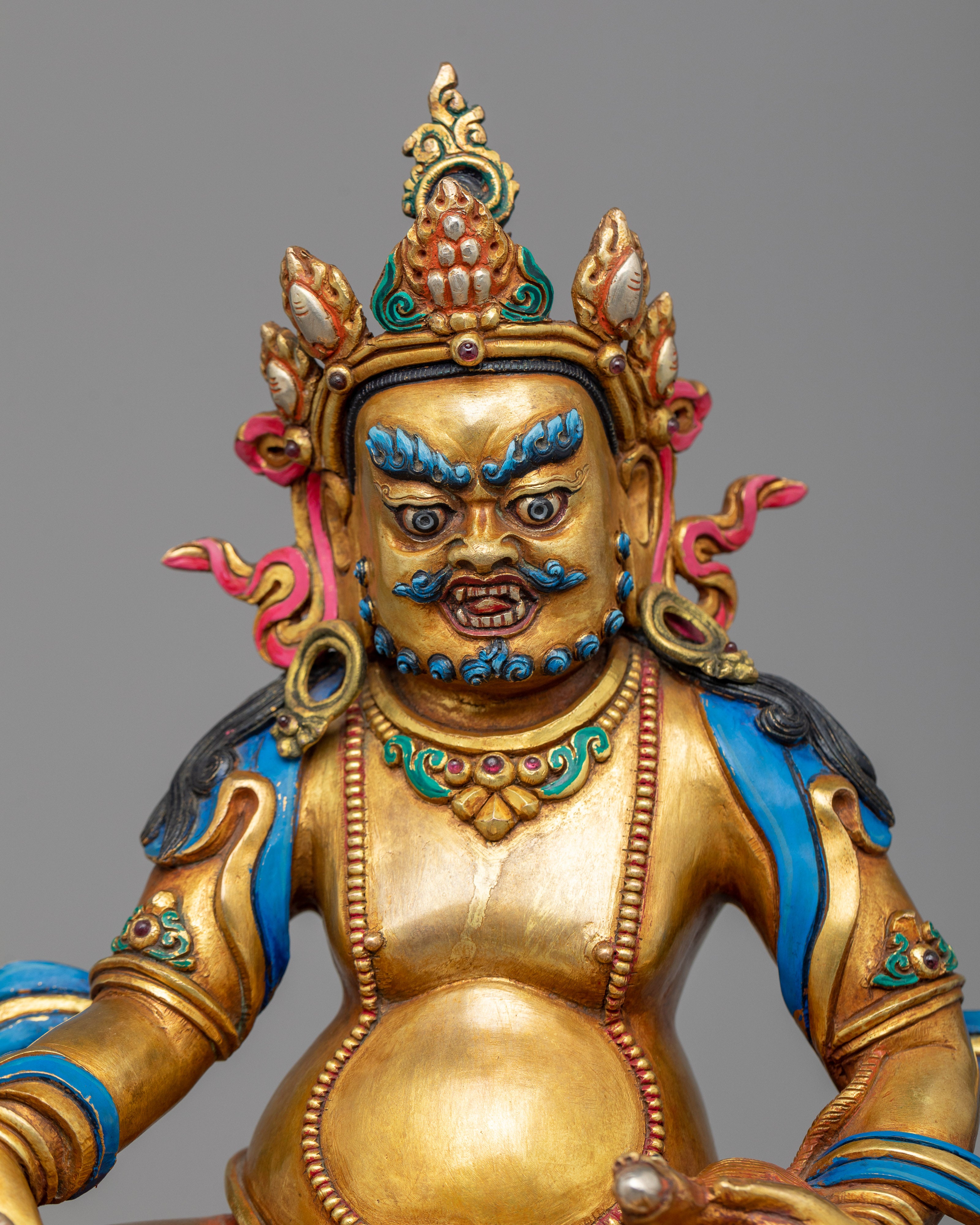 Jambhala Statue for Prosperity | Buddhist Deity of Wealth and Prosperity, Dzambhala