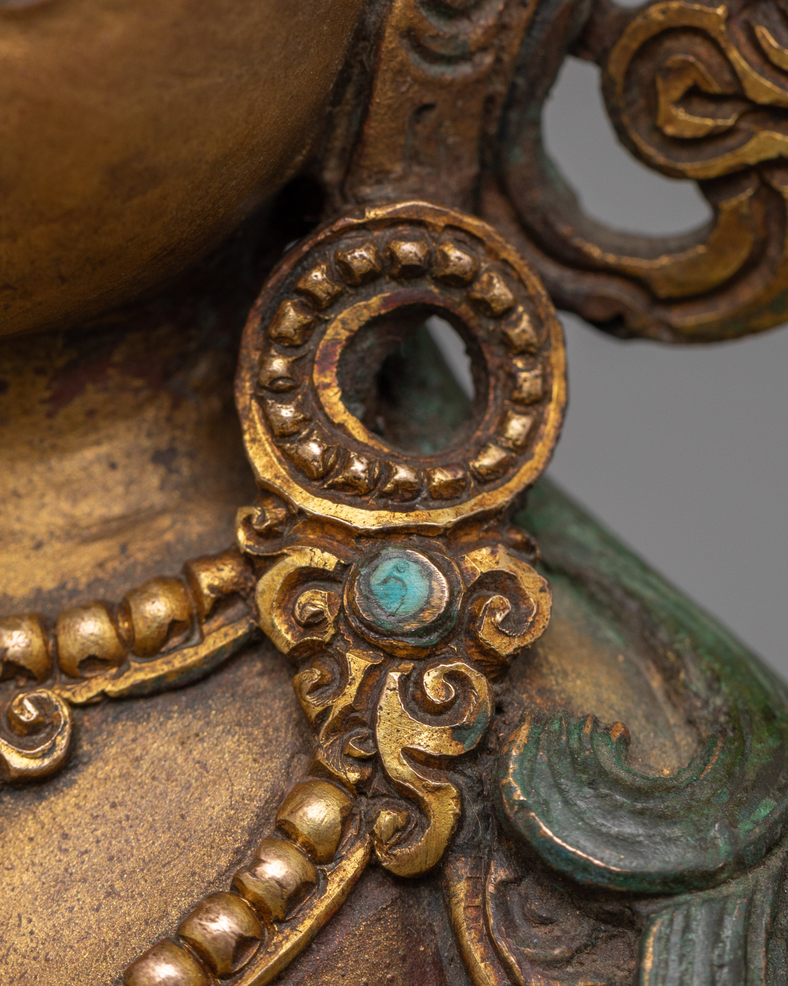 Vajrasattva Mantra Practice Statue | Traditional Himalayan Buddhist Artwork